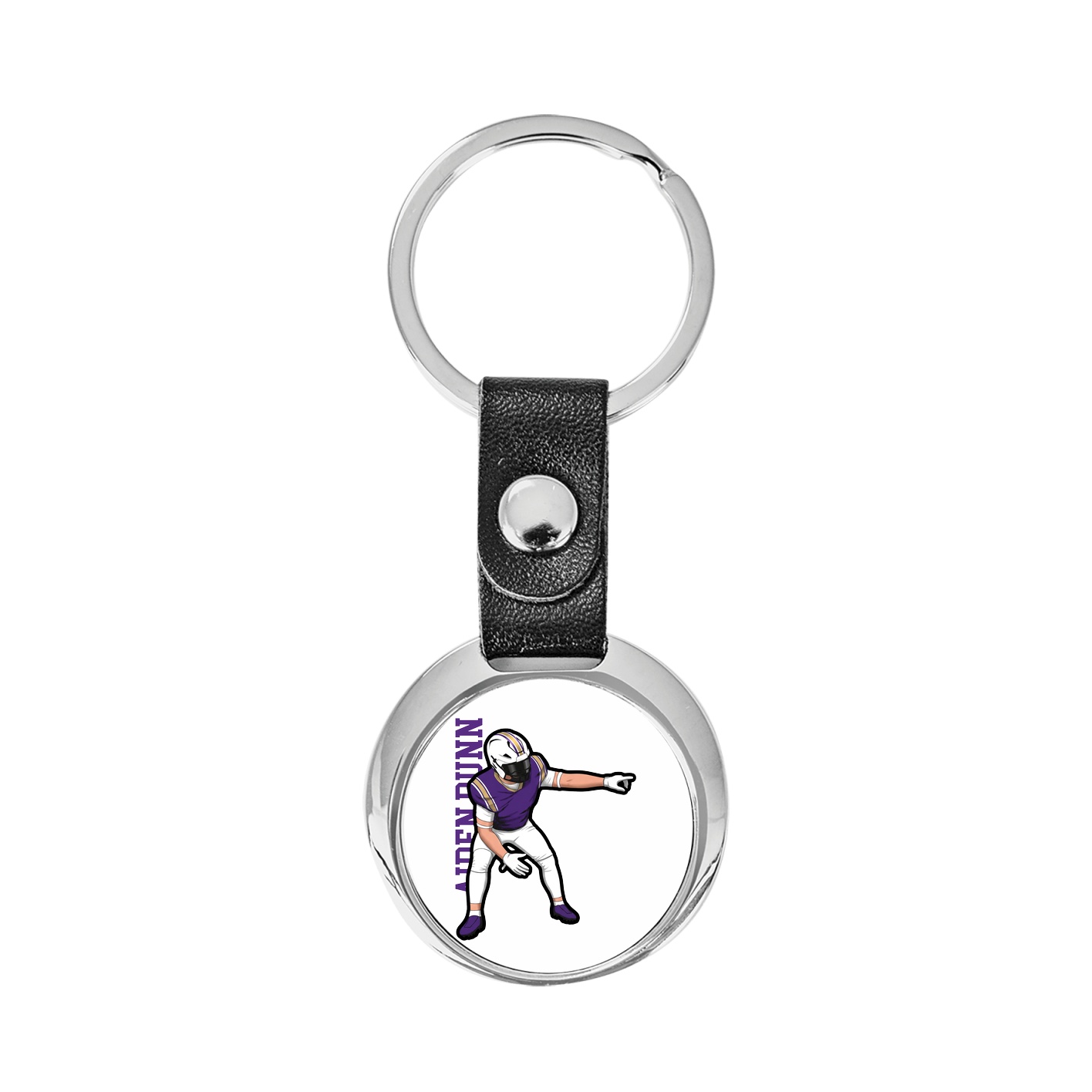 Key Chain — Name Vertical in Classic