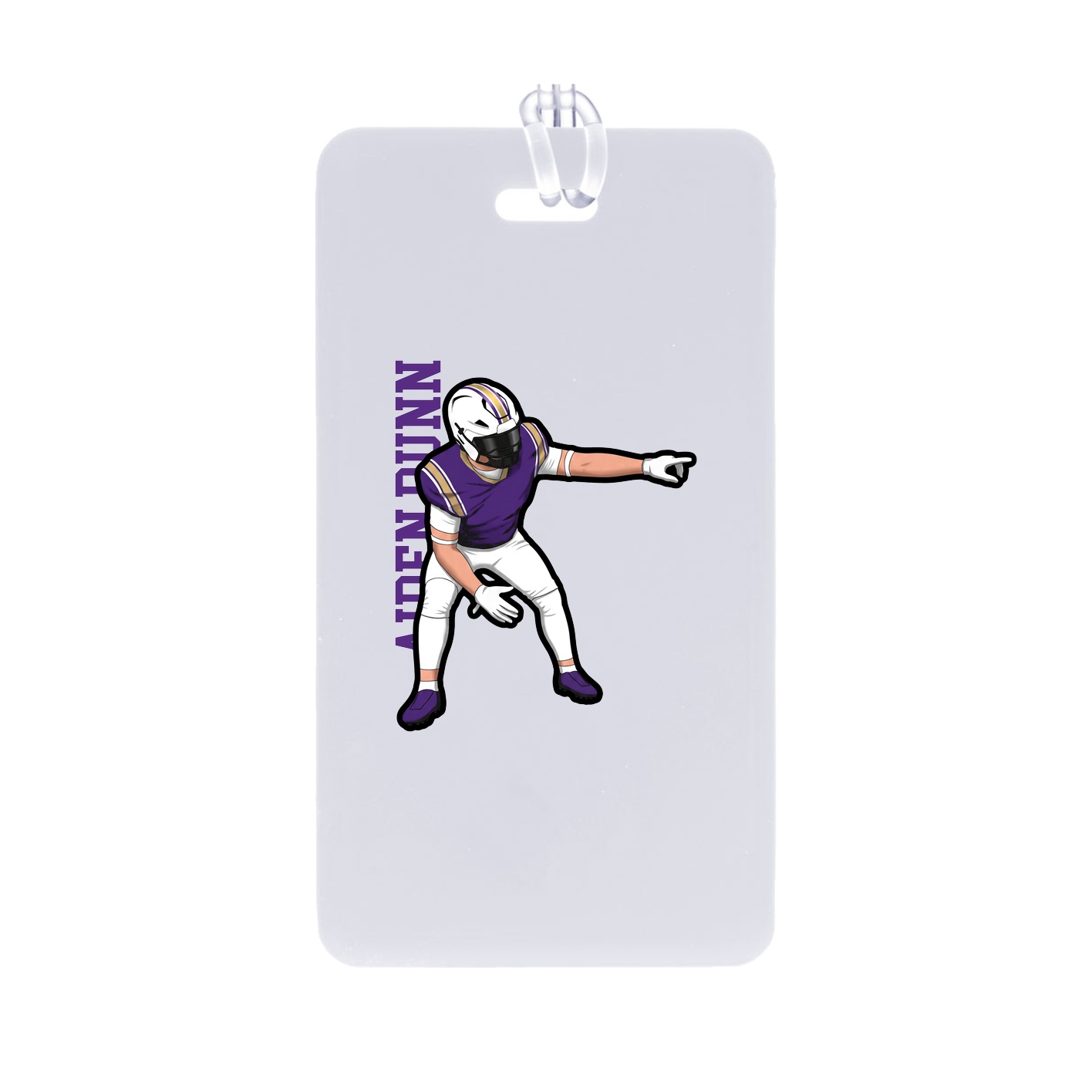 Bag Tag — Name Vertical in Classic