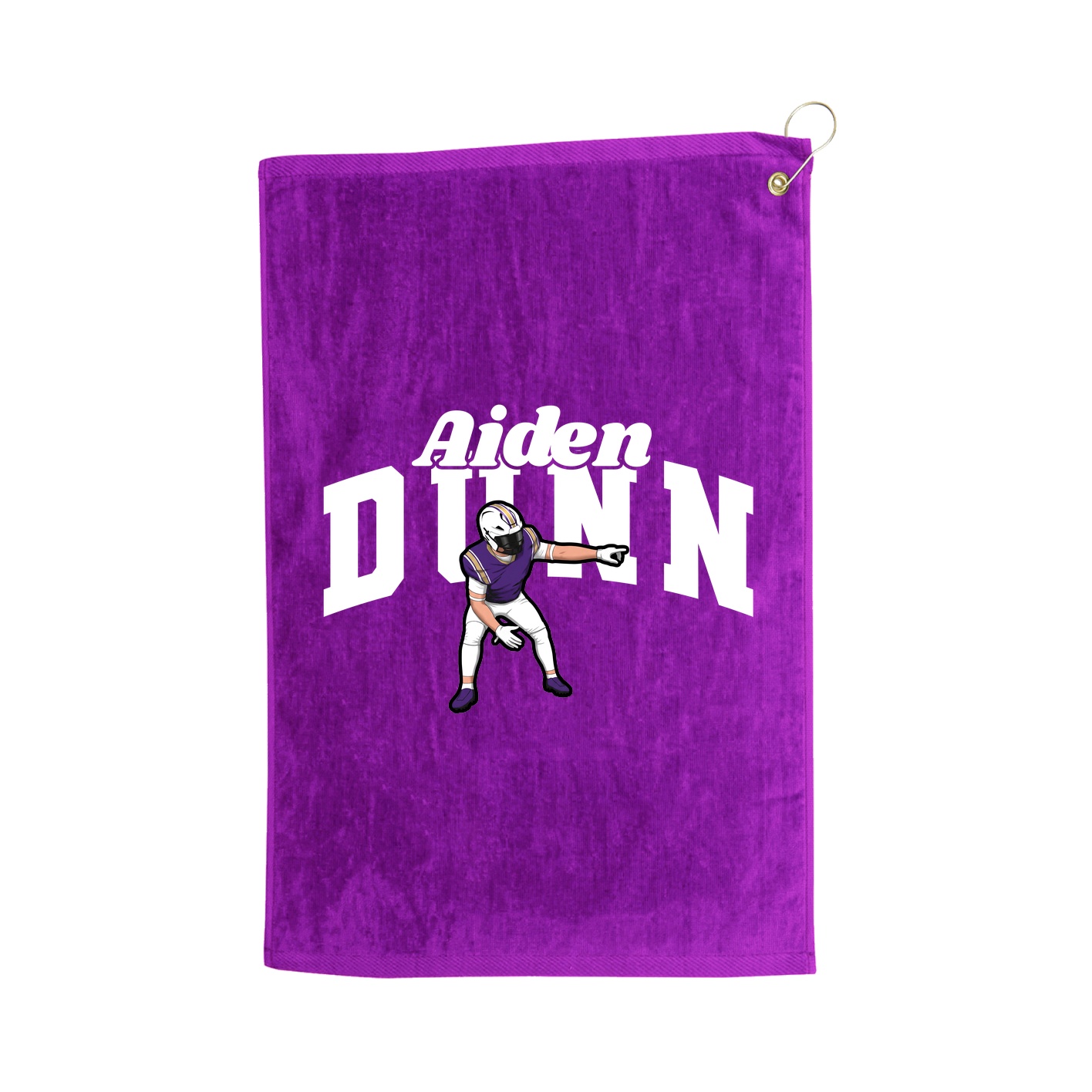 Golf Towel — Signature Arch in Purple