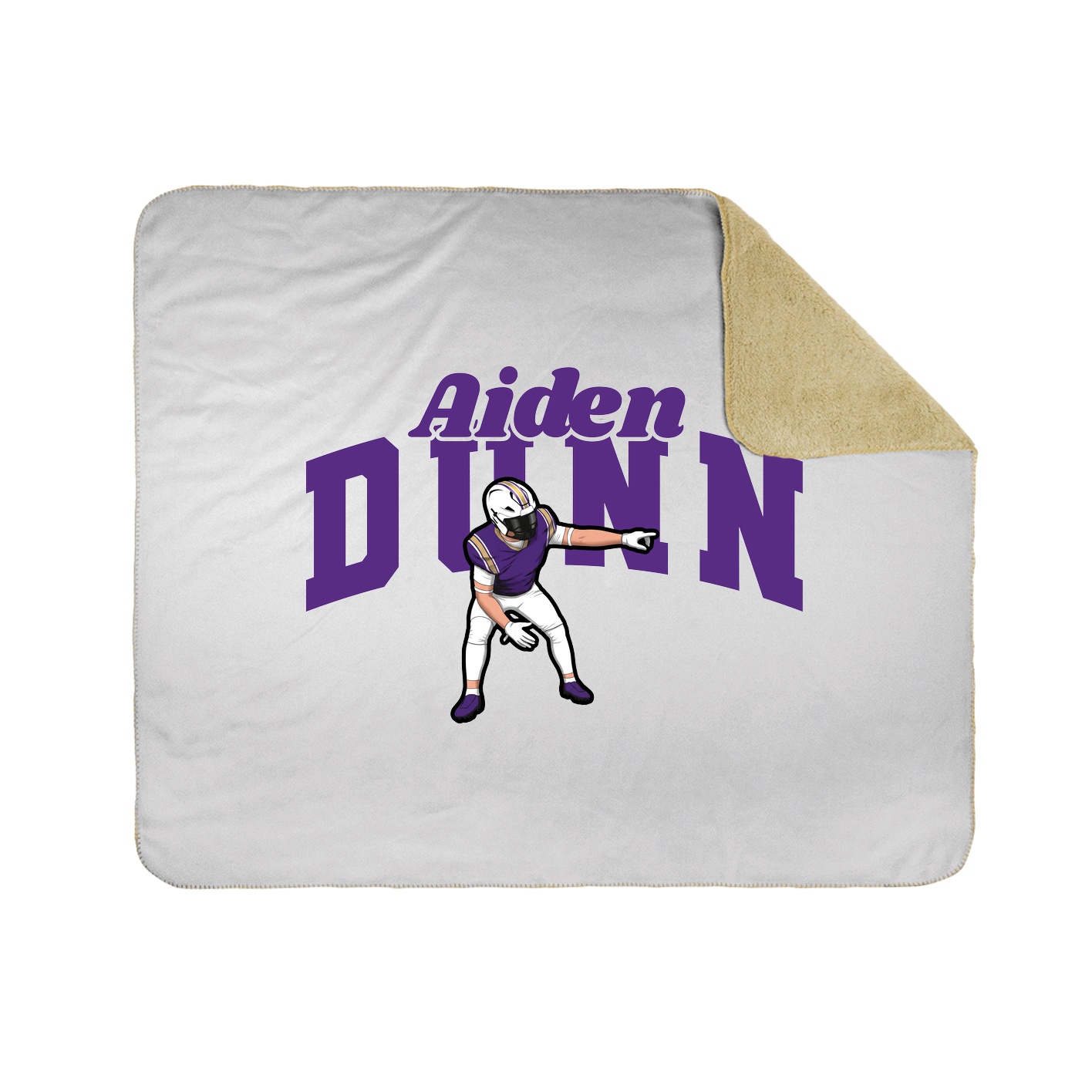 Throw Blanket — Signature Arch in White