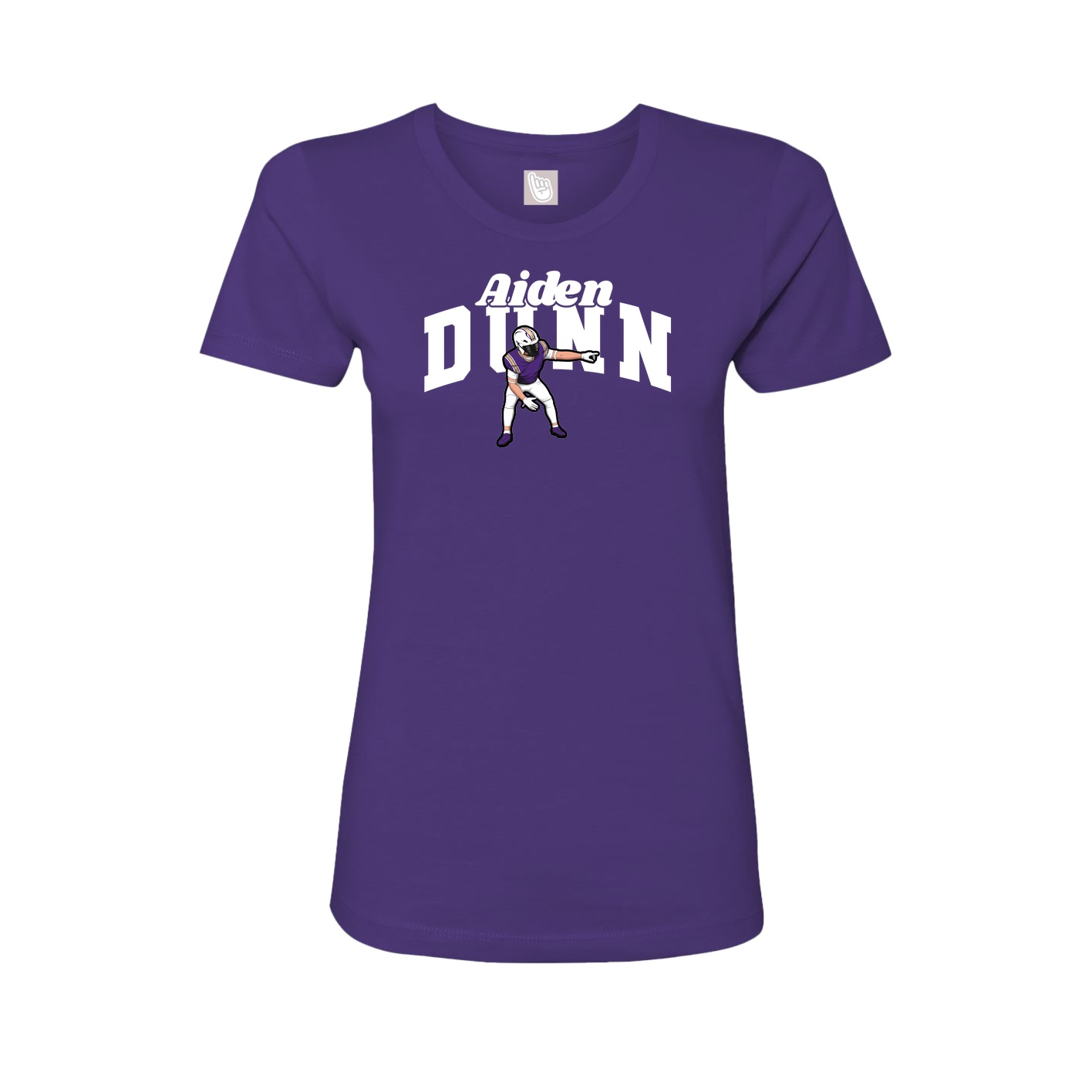 Womens Tee — Signature Arch in Purple