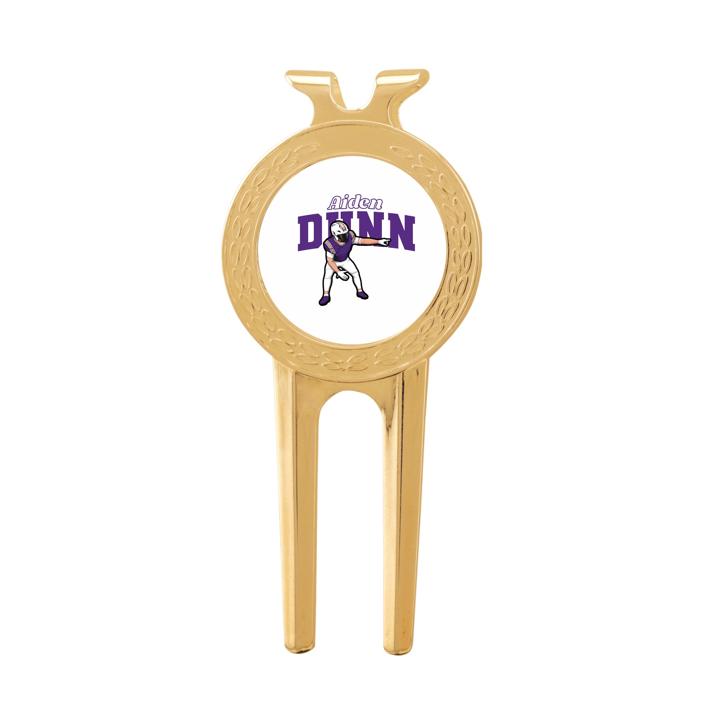 Divot Tool with Ball Marker — Name Arch in Classic