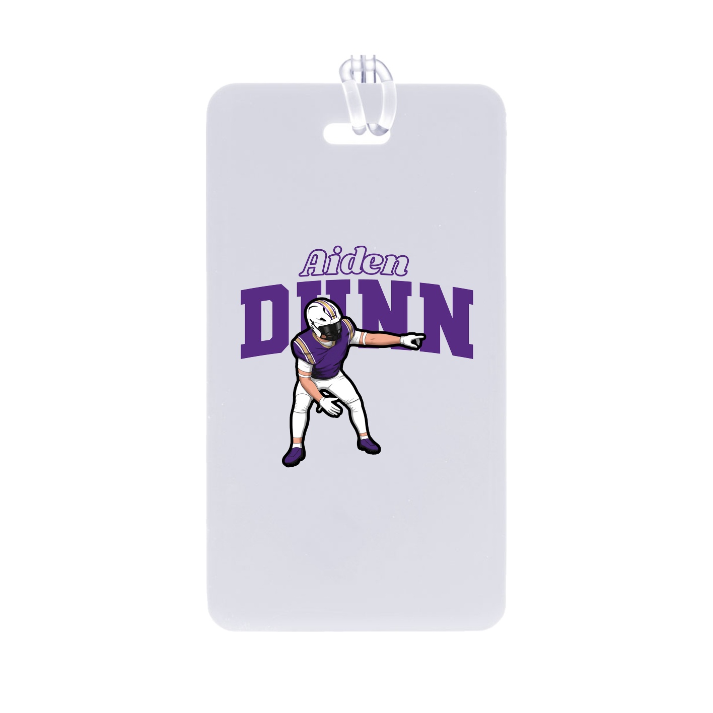 Bag Tag — Name Arch in Classic