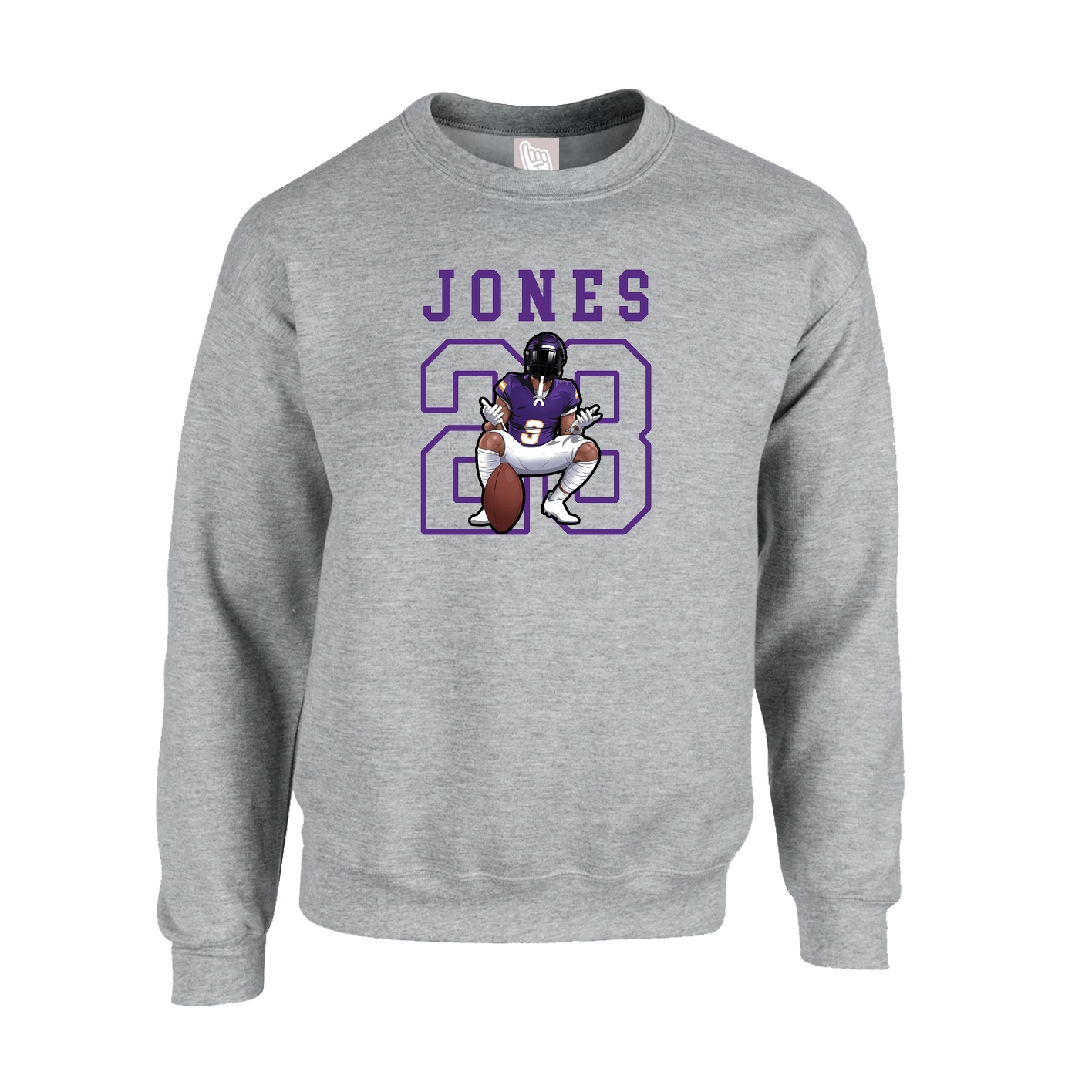 Fleece Crew — Shirsey in Grey