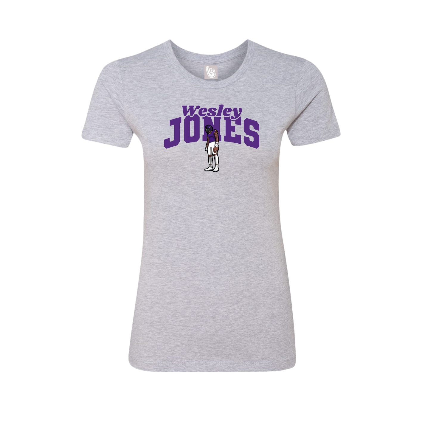 Womens Tee — Signature Arch in Grey