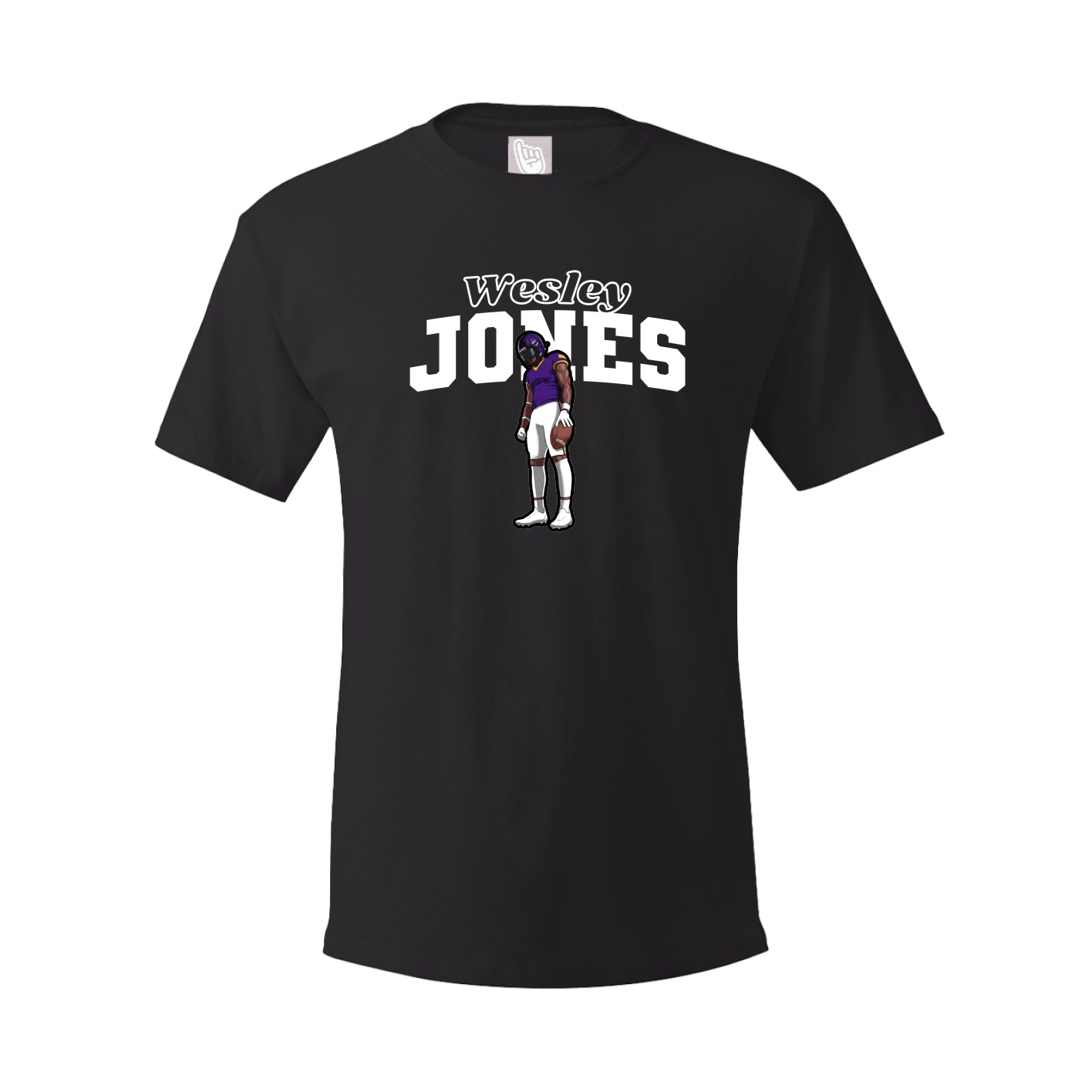 Youth Tee — Name Arch in Black
