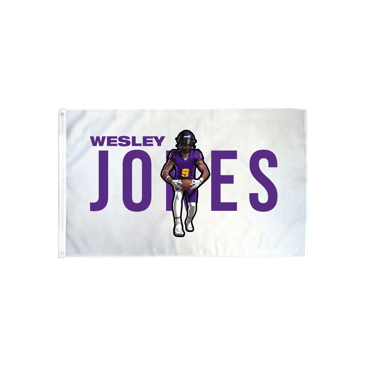 3x5 Flag — Player Name in Classic