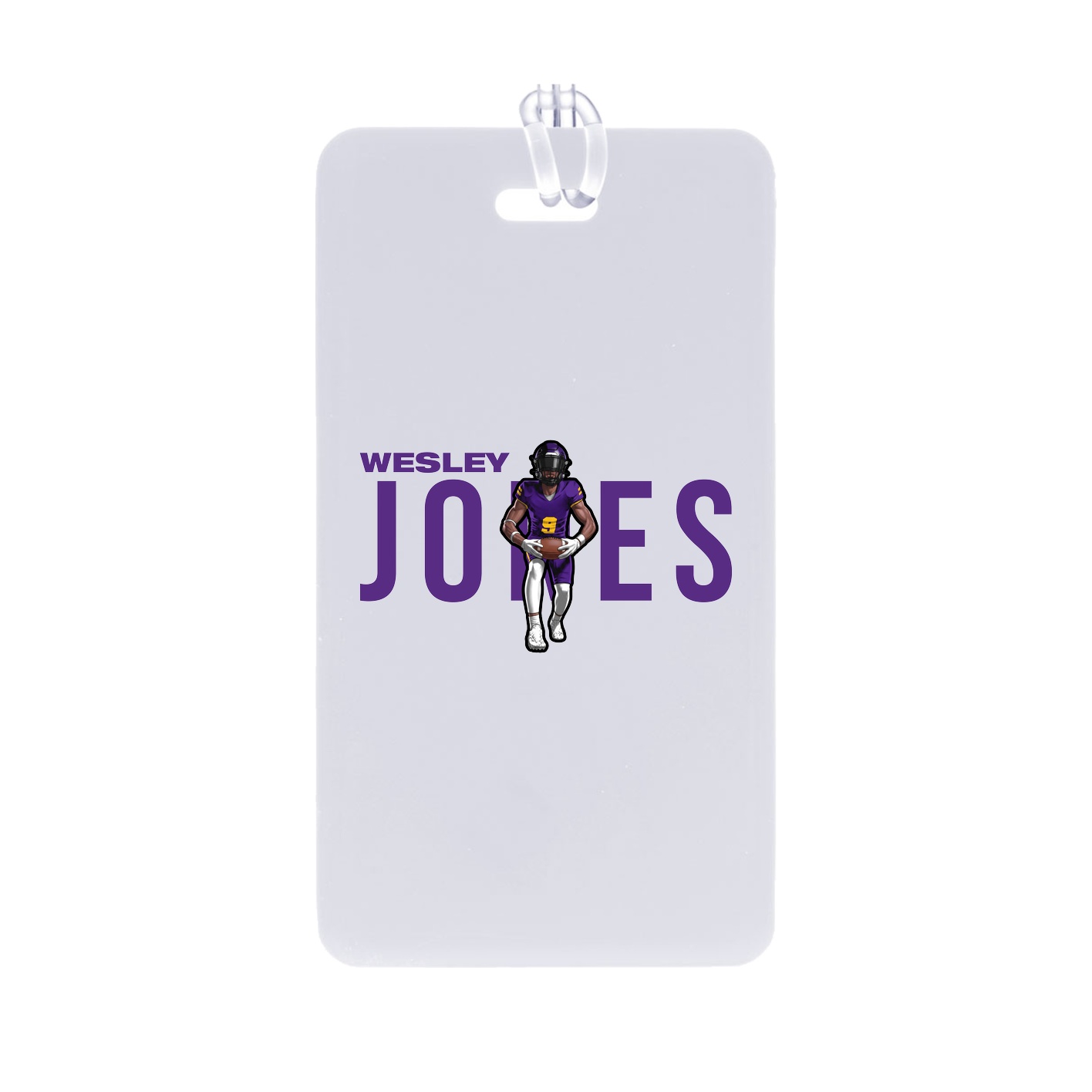 Bag Tag — Player Name in Classic