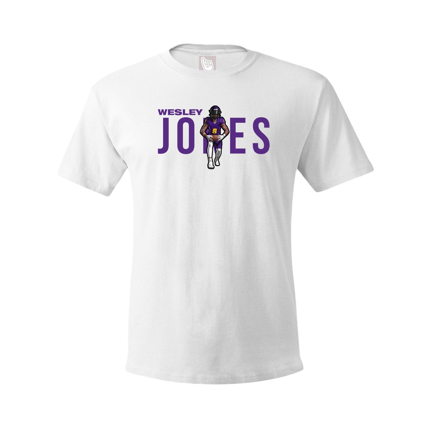 Youth Tee — Player Name in White