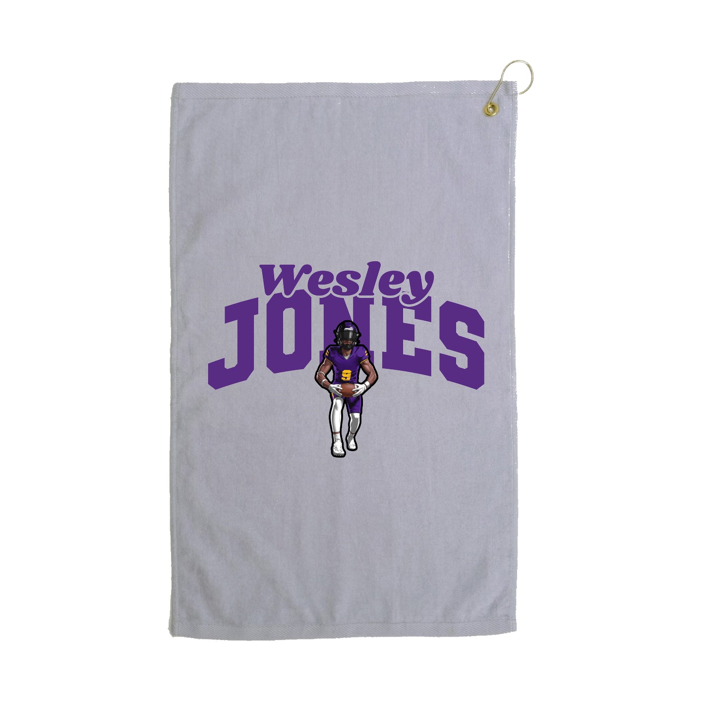 Golf Towel — Signature Arch in Grey