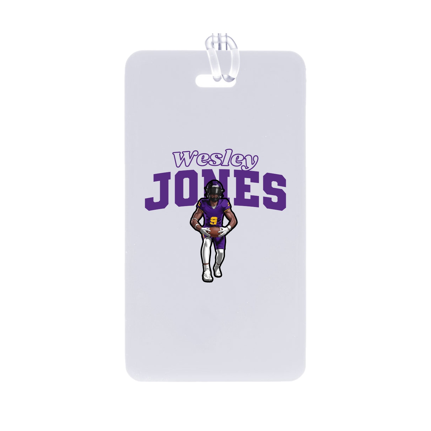 Bag Tag — Name Arch in Classic