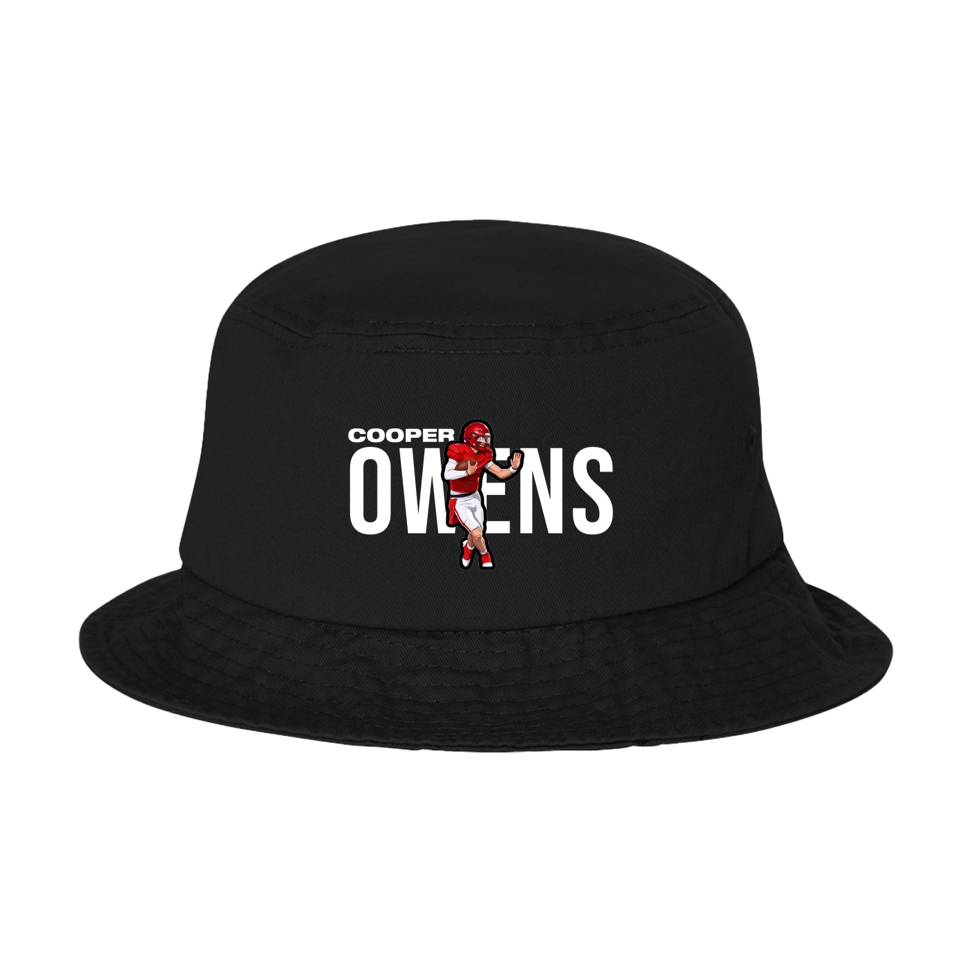 Bucket Cap — Player Name in Black