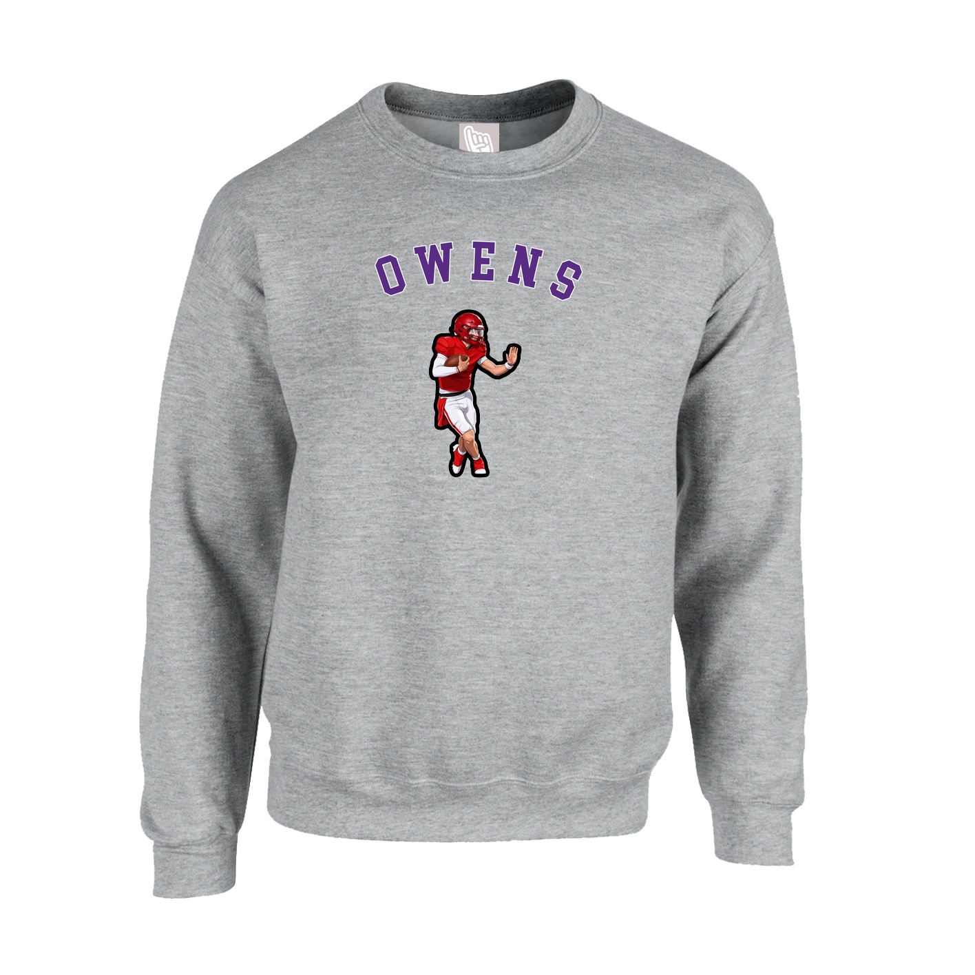 Fleece Crew — Shirsey Arch in Grey