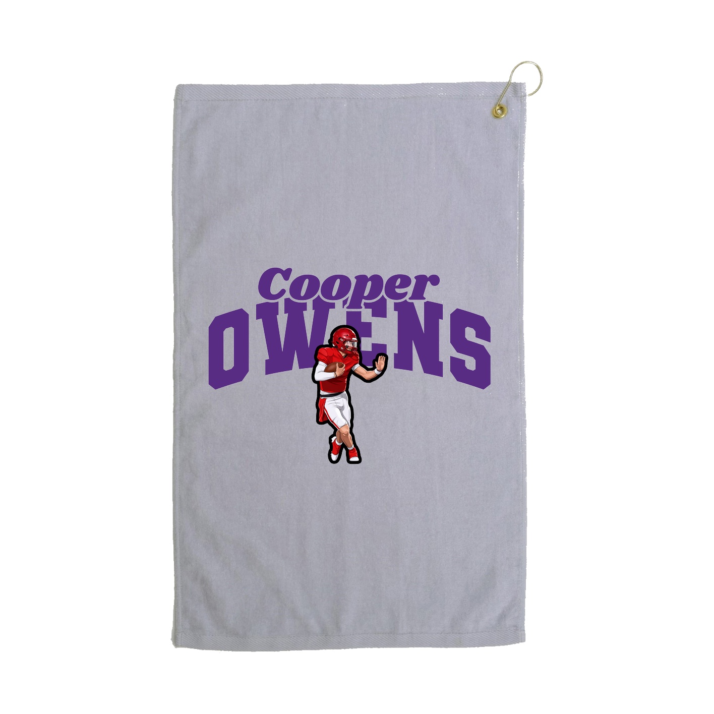 Golf Towel — Signature Arch in Grey