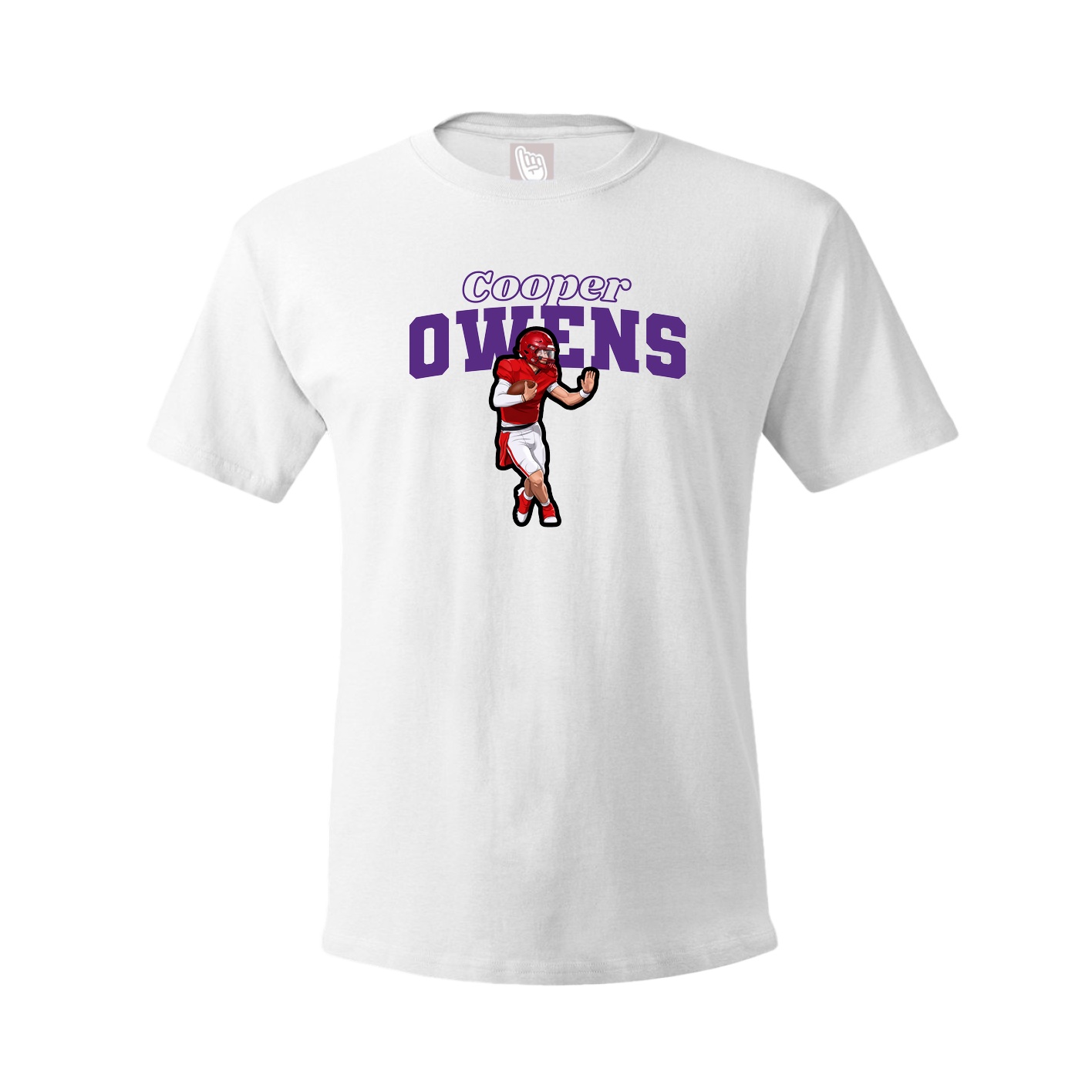 Tee — Name Arch in White