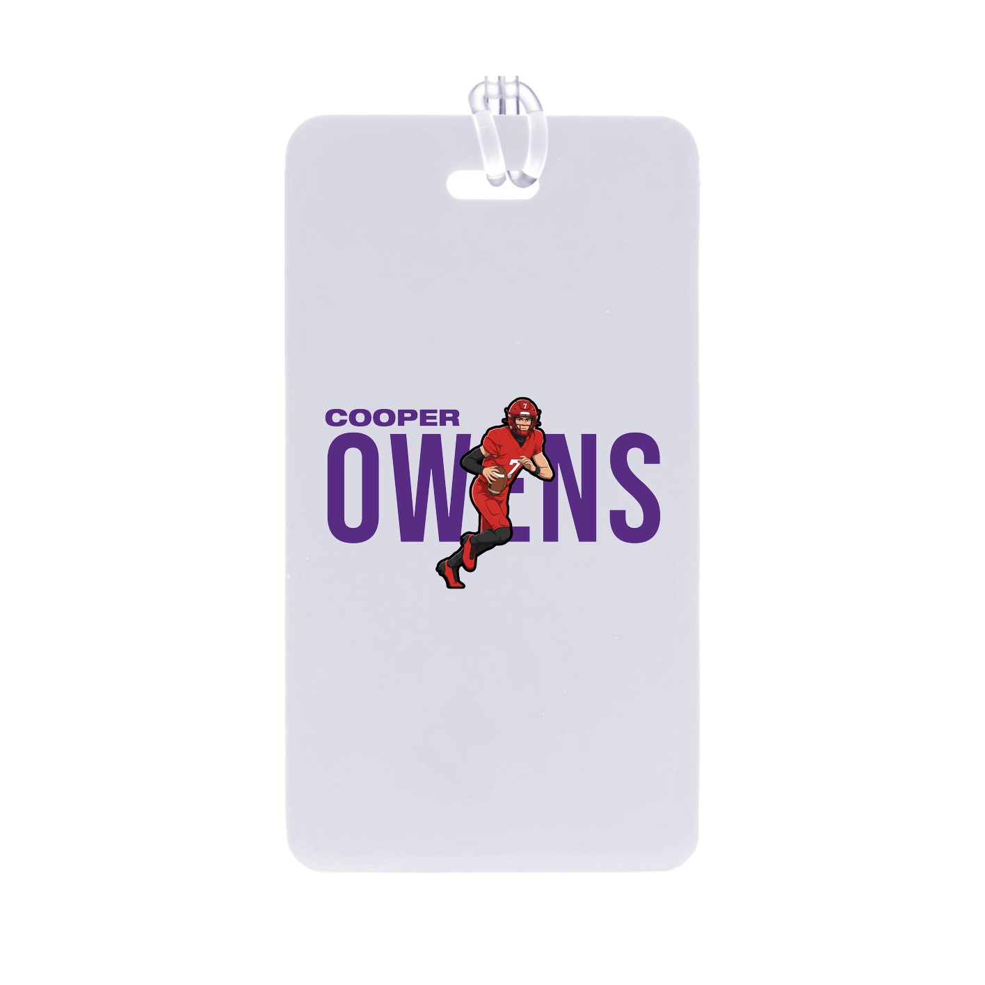 Bag Tag — Player Name in Classic