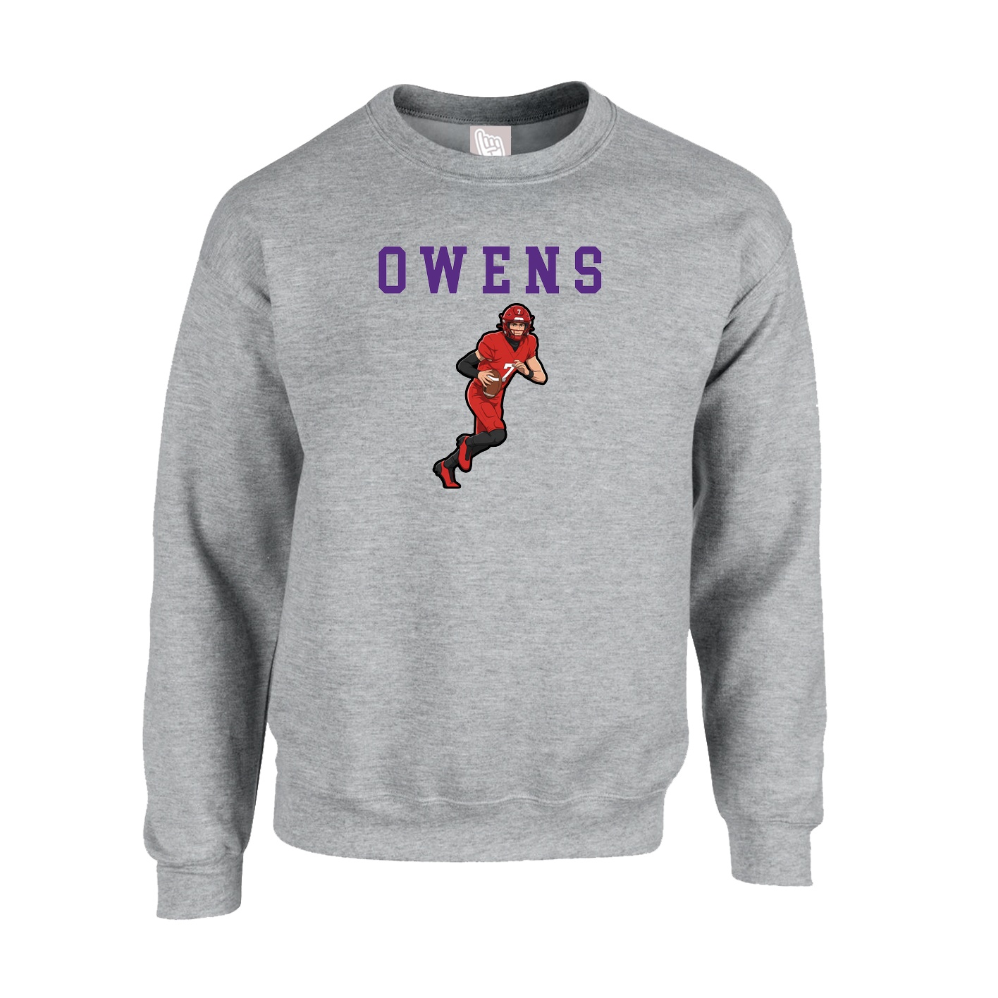 Fleece Crew — Shirsey in Grey