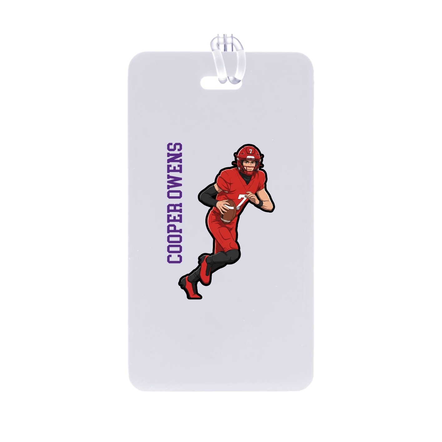 Bag Tag — Name Vertical in Classic