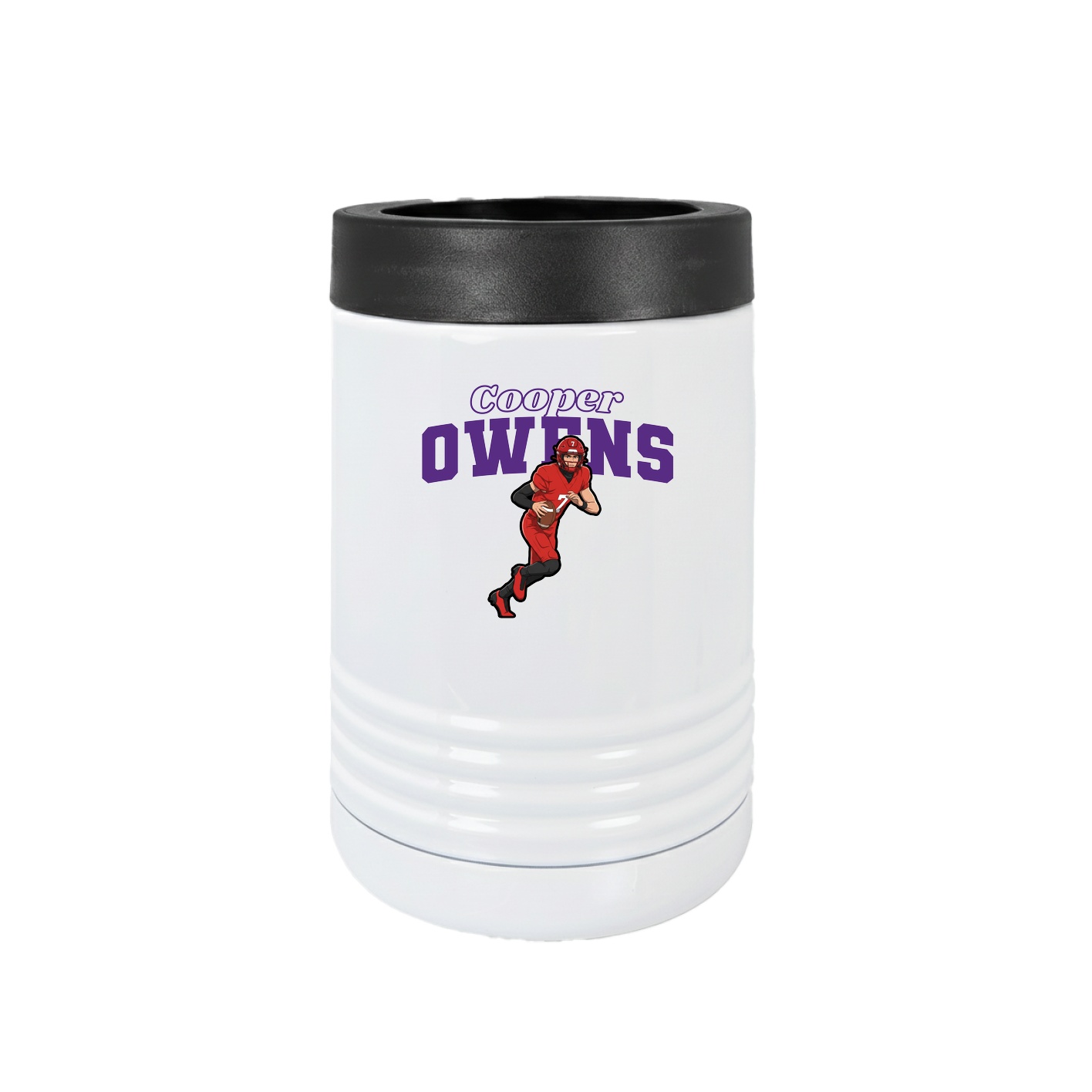 Beverage Holder — Name Arch in White