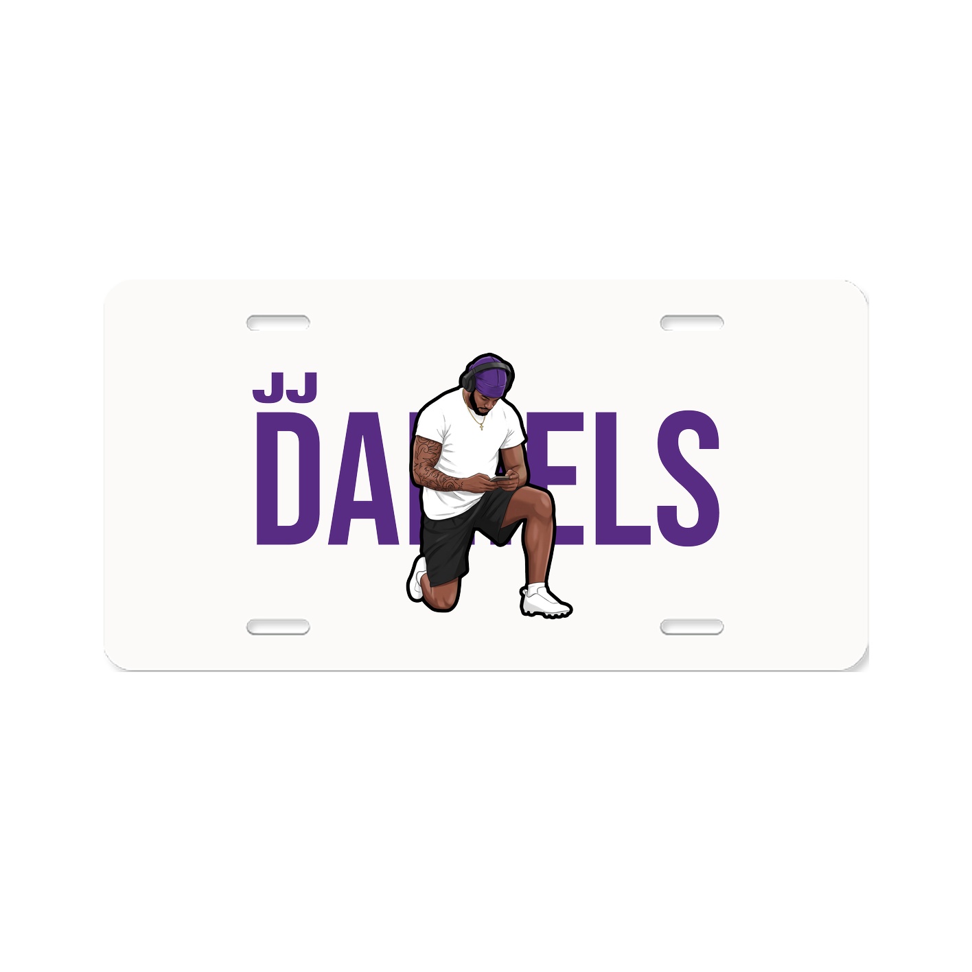 License Plate — Player Name in Classic