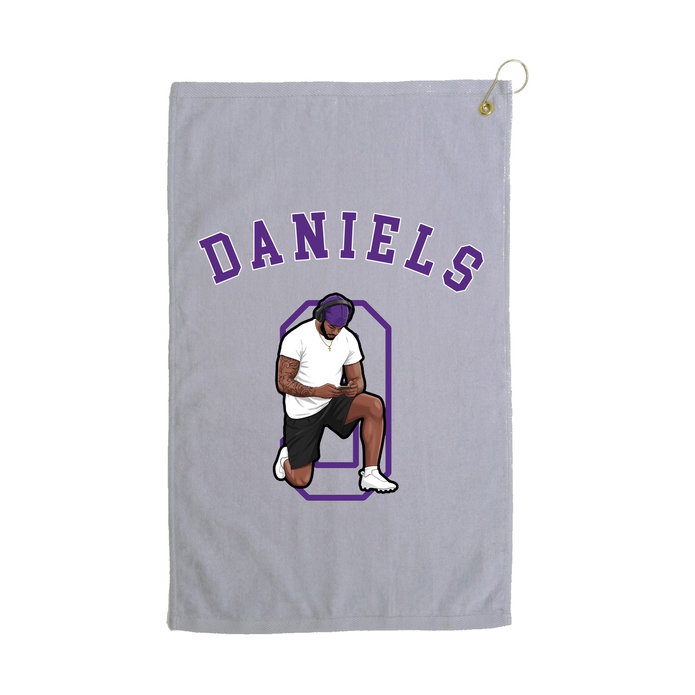 Golf Towel — Shirsey Arch in Grey