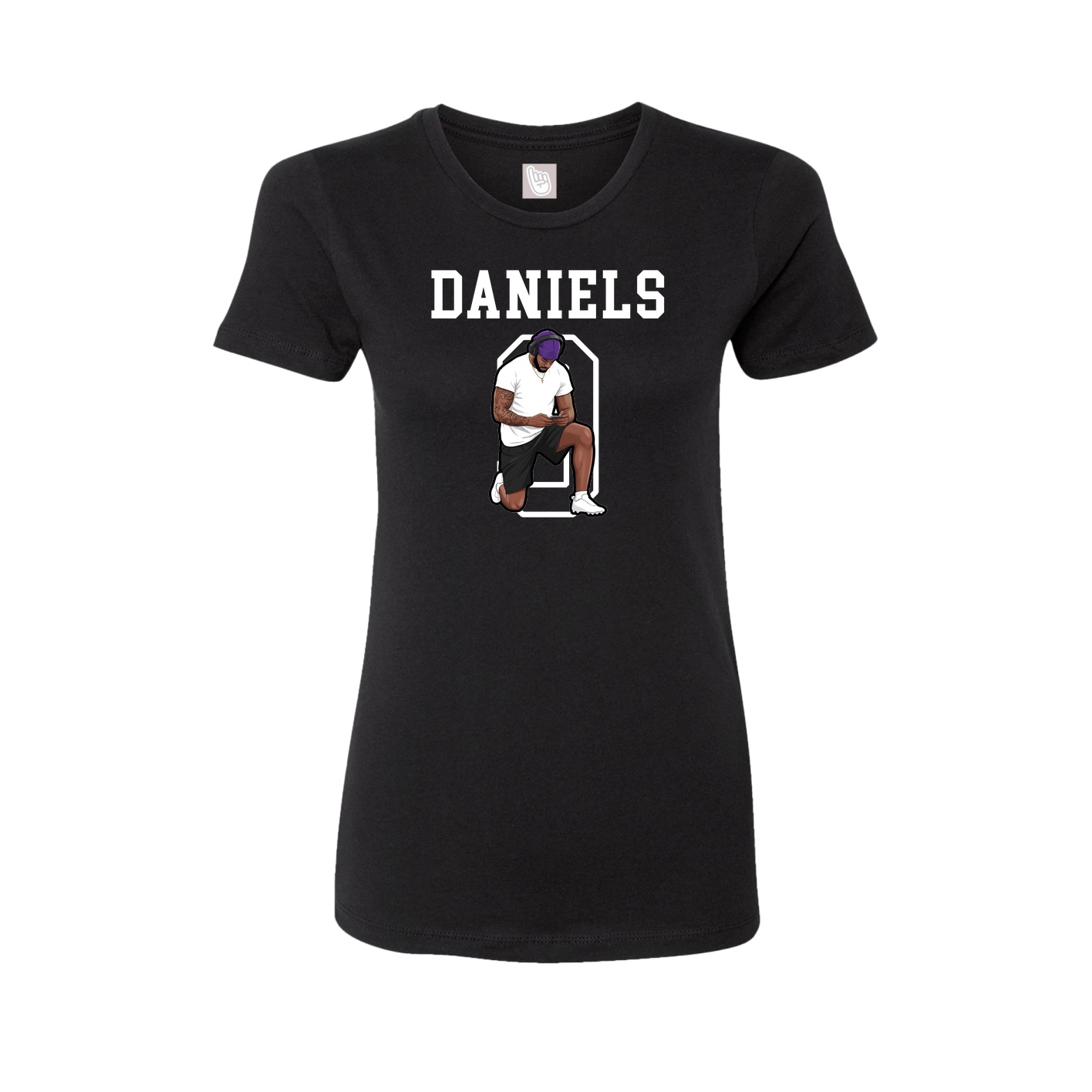 Fitted Women's Tee — Shirsey in Black
