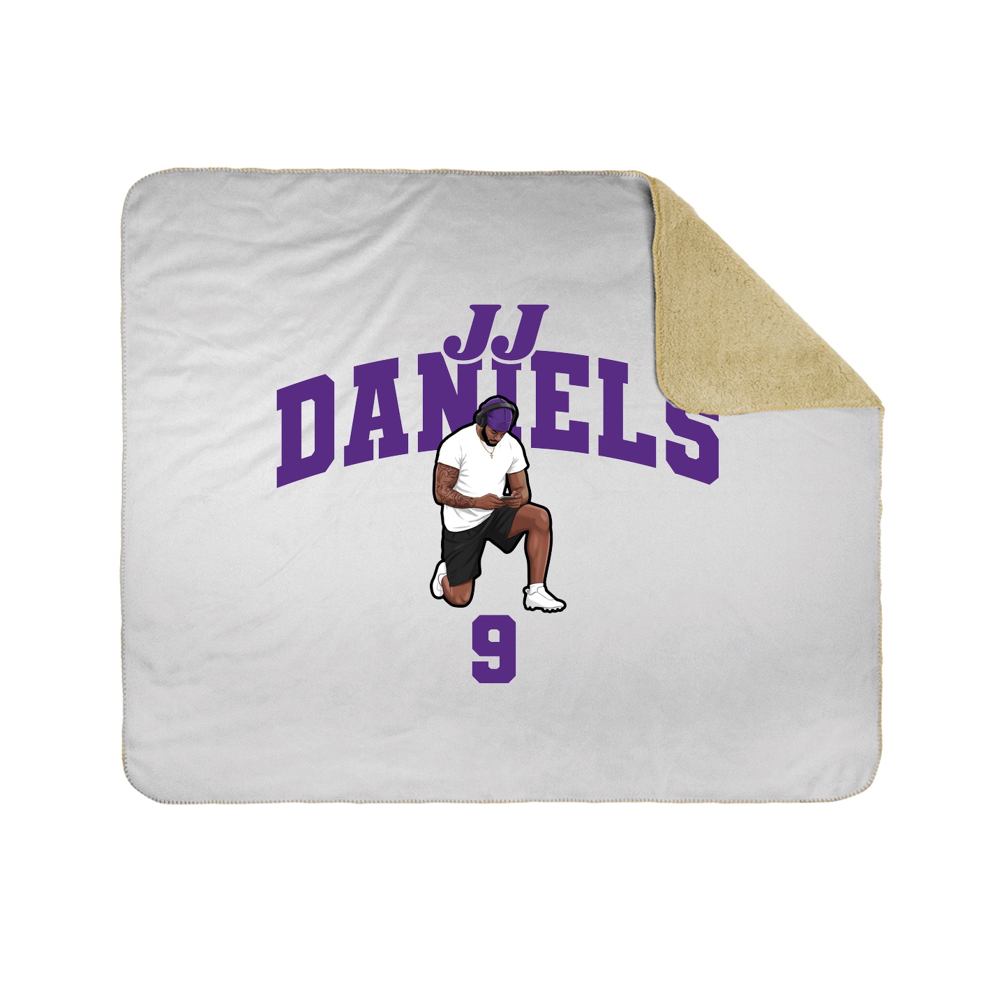 Throw Blanket — Signature Arch in White