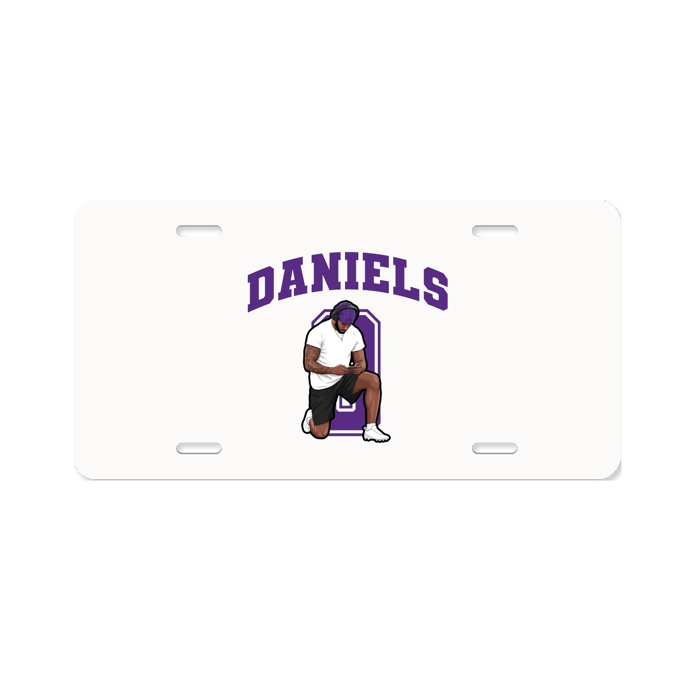 License Plate — Number in Classic