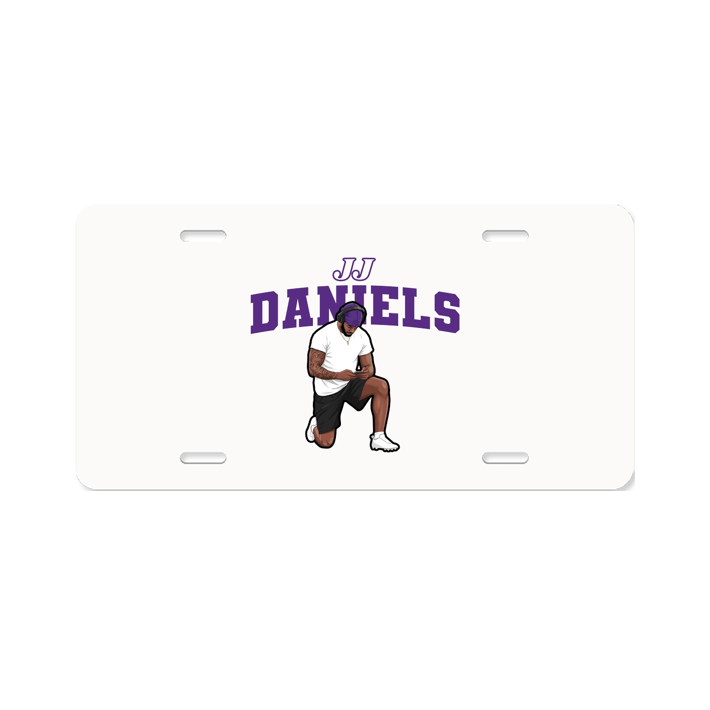 License Plate — Name Arch in Classic