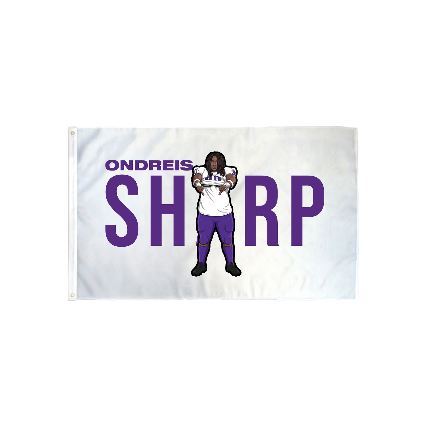 3x5 Flag — Player Name in Classic
