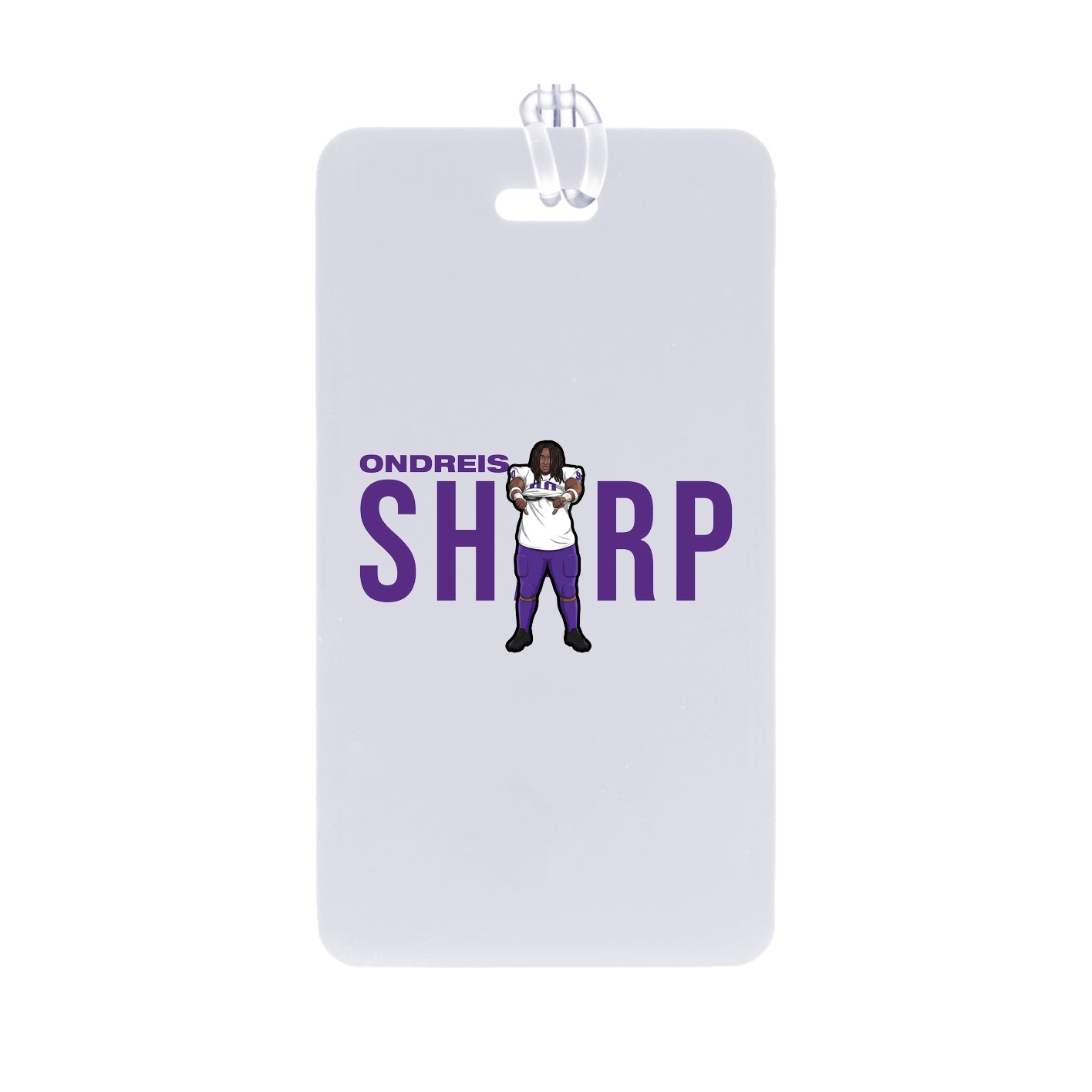 Bag Tag — Player Name in Classic