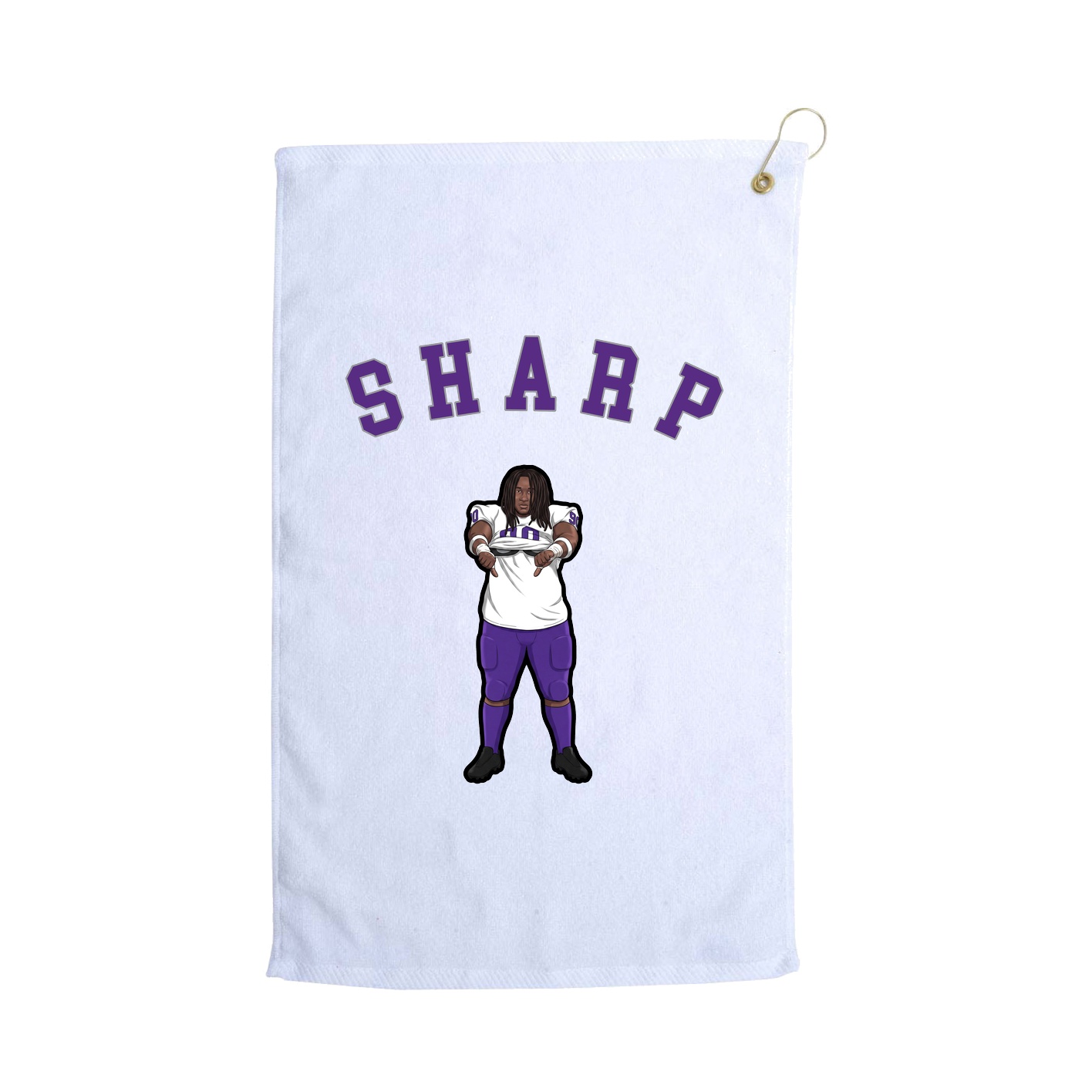 Golf Towel — Shirsey Arch in White