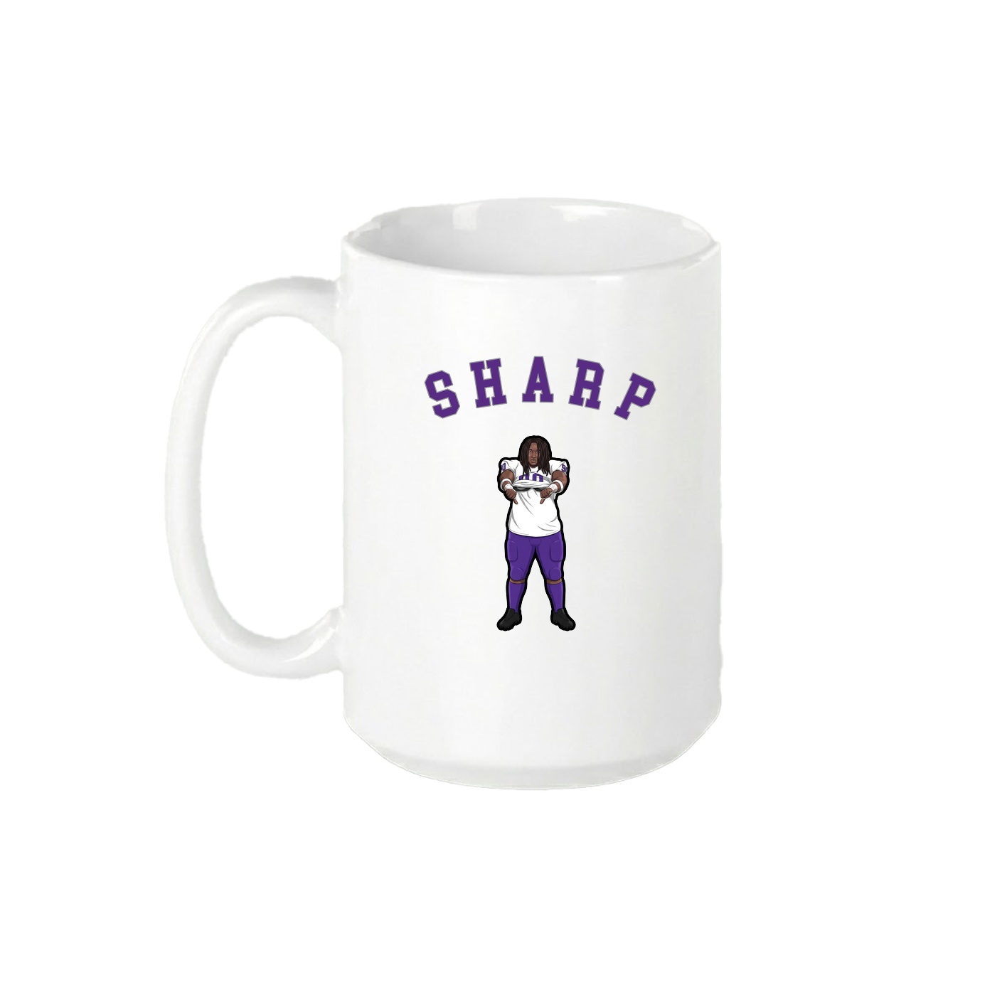 15oz Coffee Mug — Shirsey Arch in White
