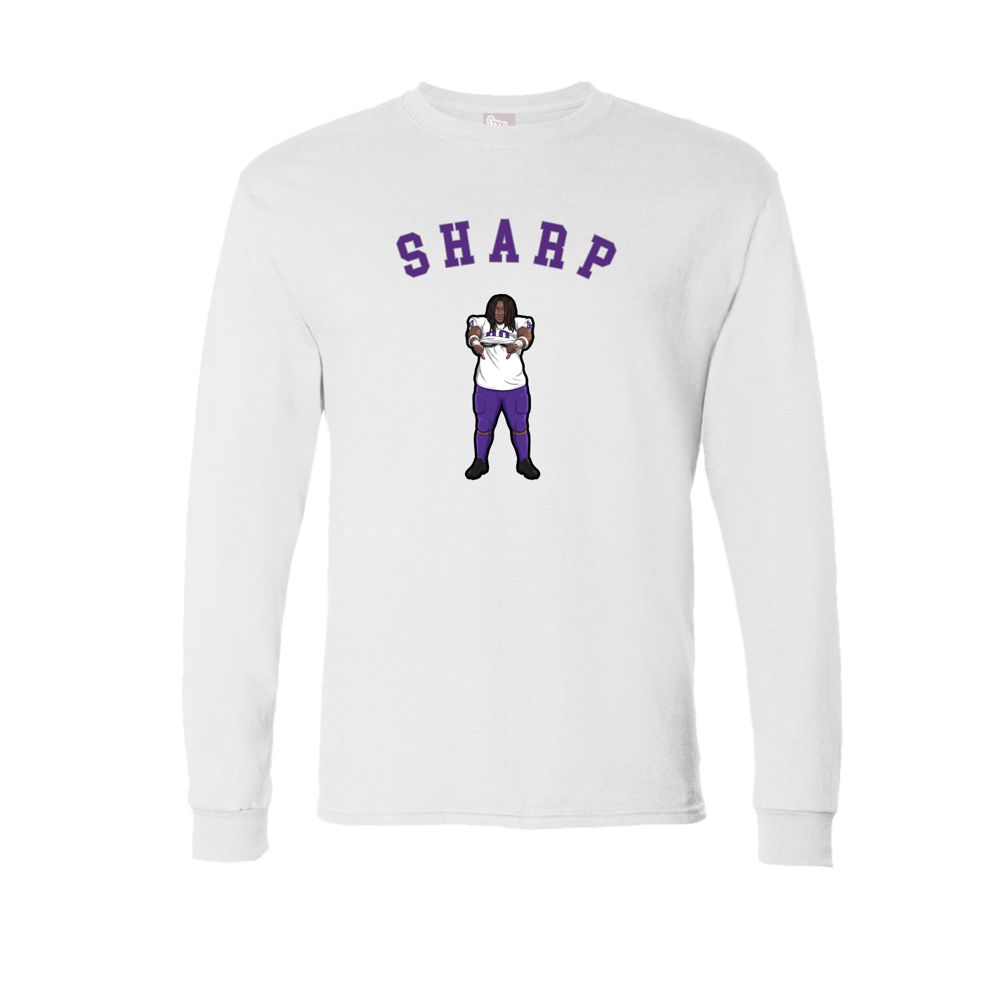 Long Sleeve Tee — Shirsey Arch in White