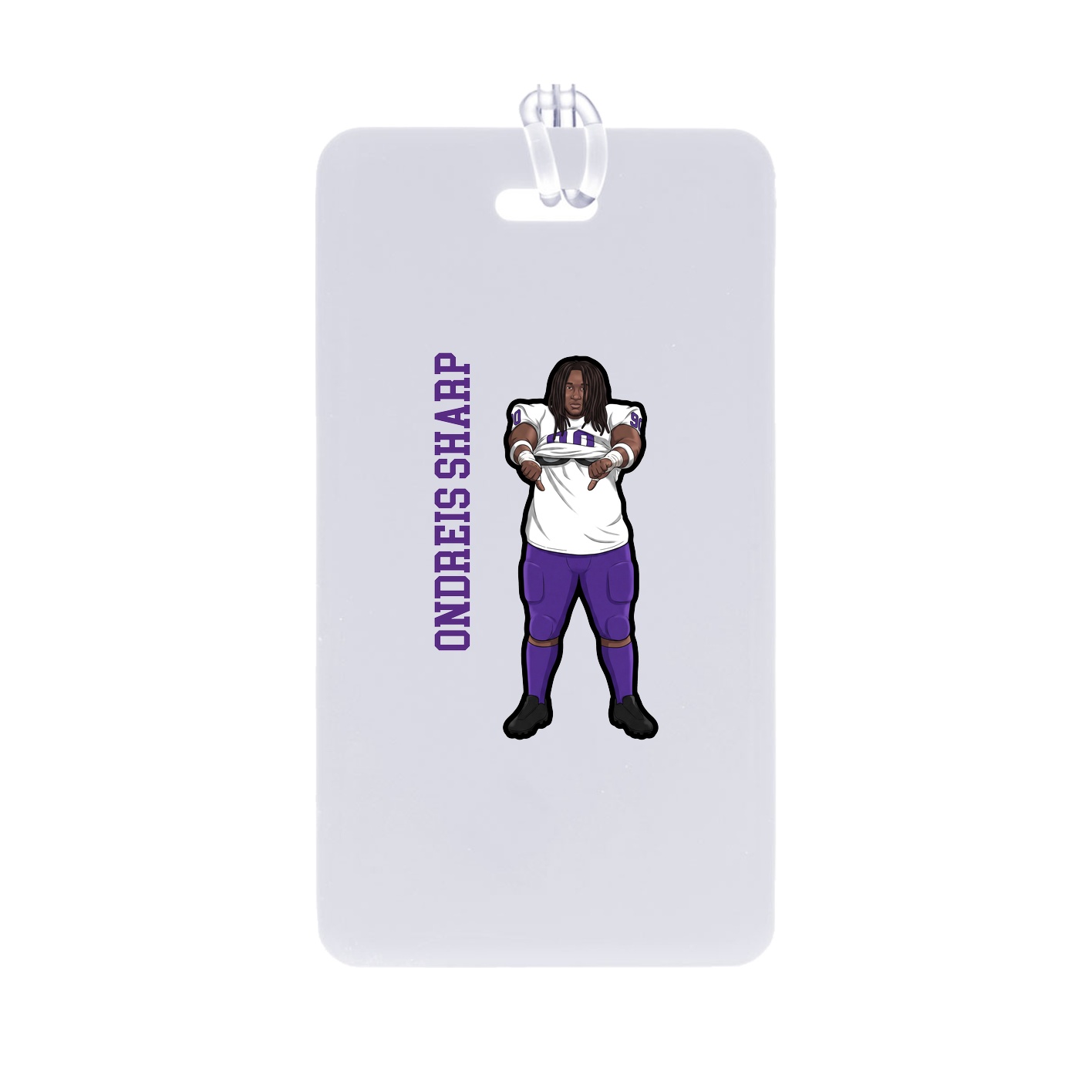 Bag Tag — Name Vertical in Classic