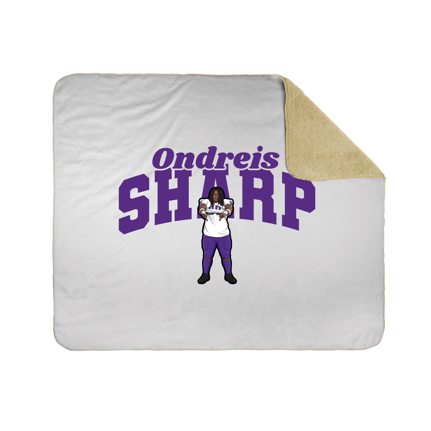 Throw Blanket — Signature Arch in White