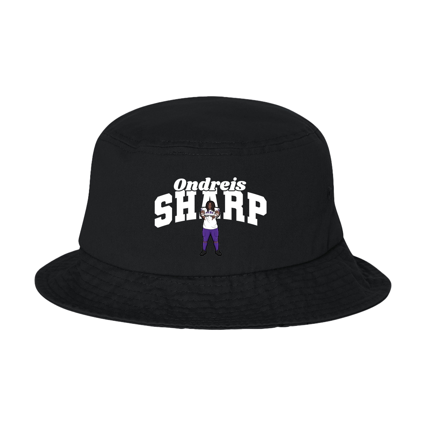 Bucket Cap — Signature Arch in Black