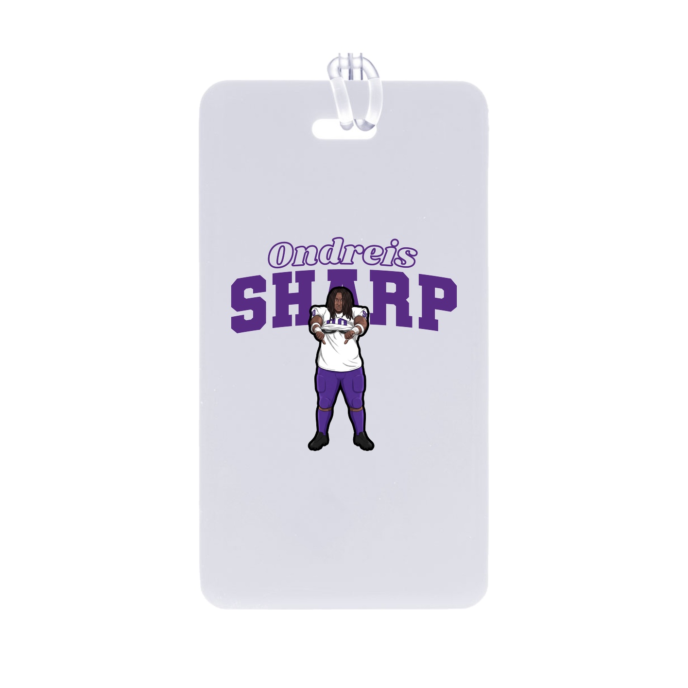 Bag Tag — Name Arch in Classic
