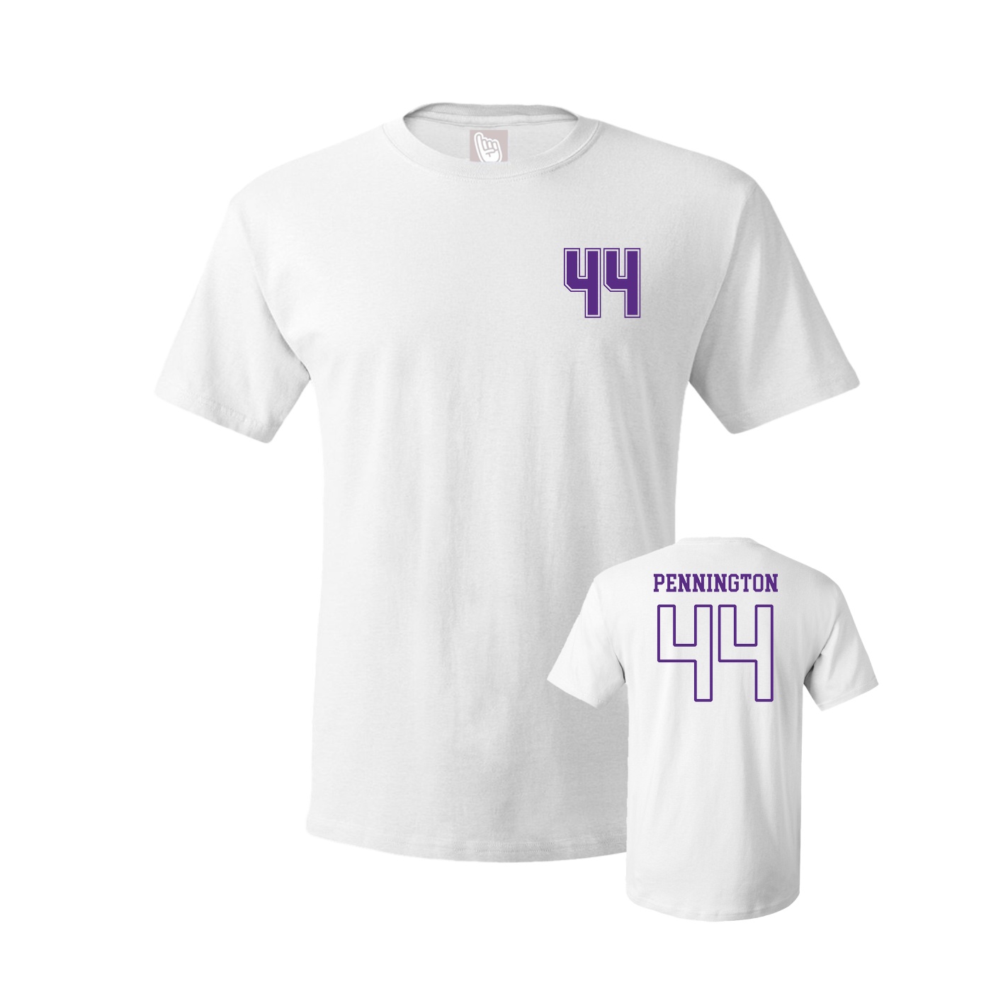 Youth Tee — Chest Back in White