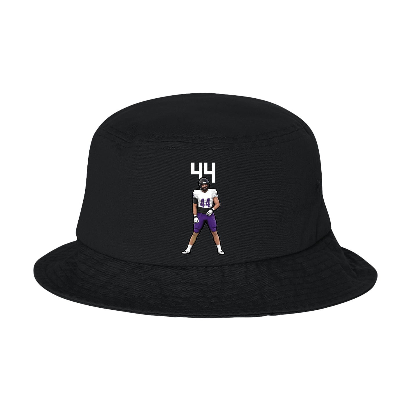 Bucket Cap — Number Top in Black