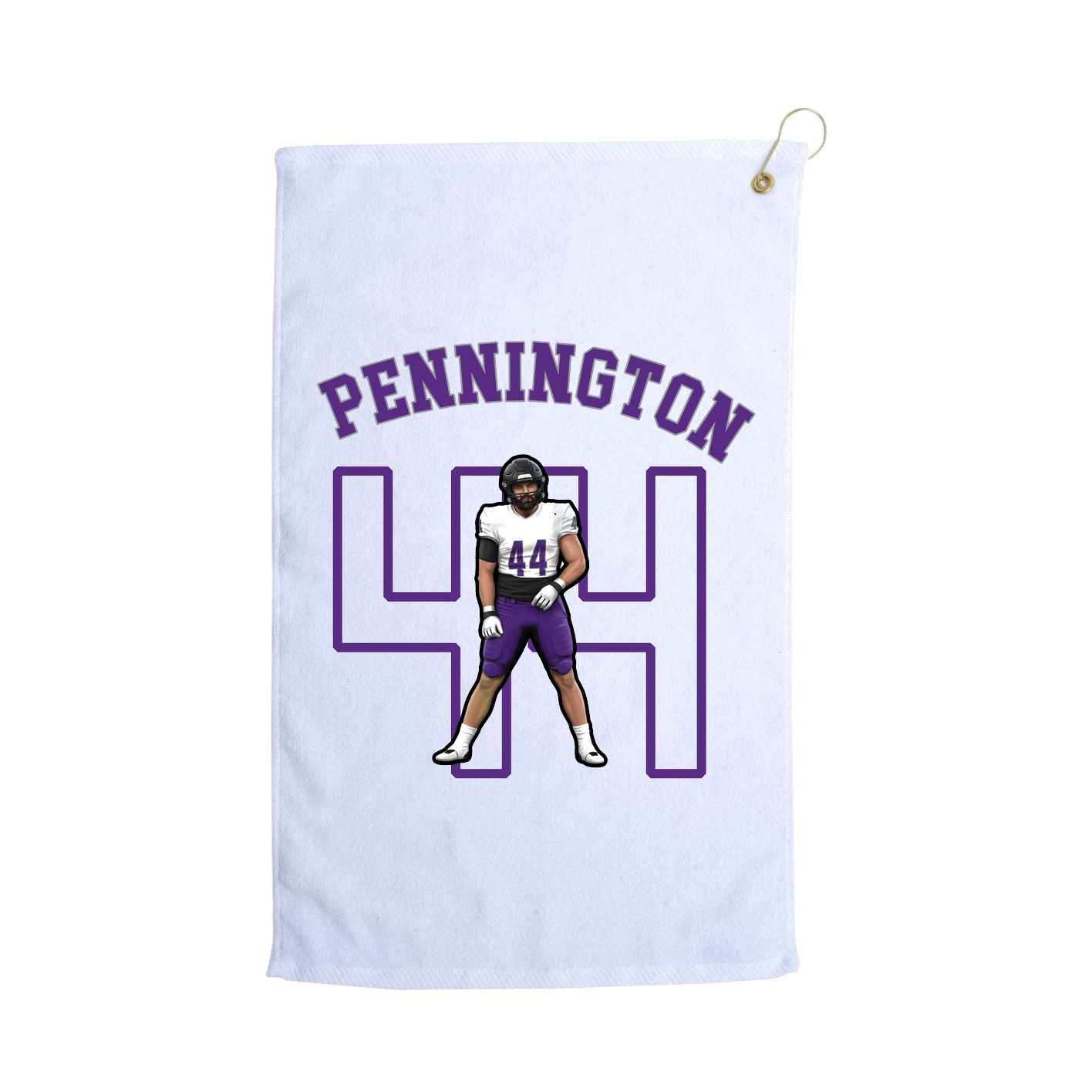 Golf Towel — Shirsey Arch in White