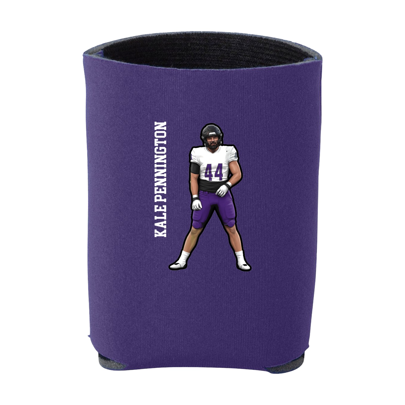 Can Holder — Name Vertical in Purple