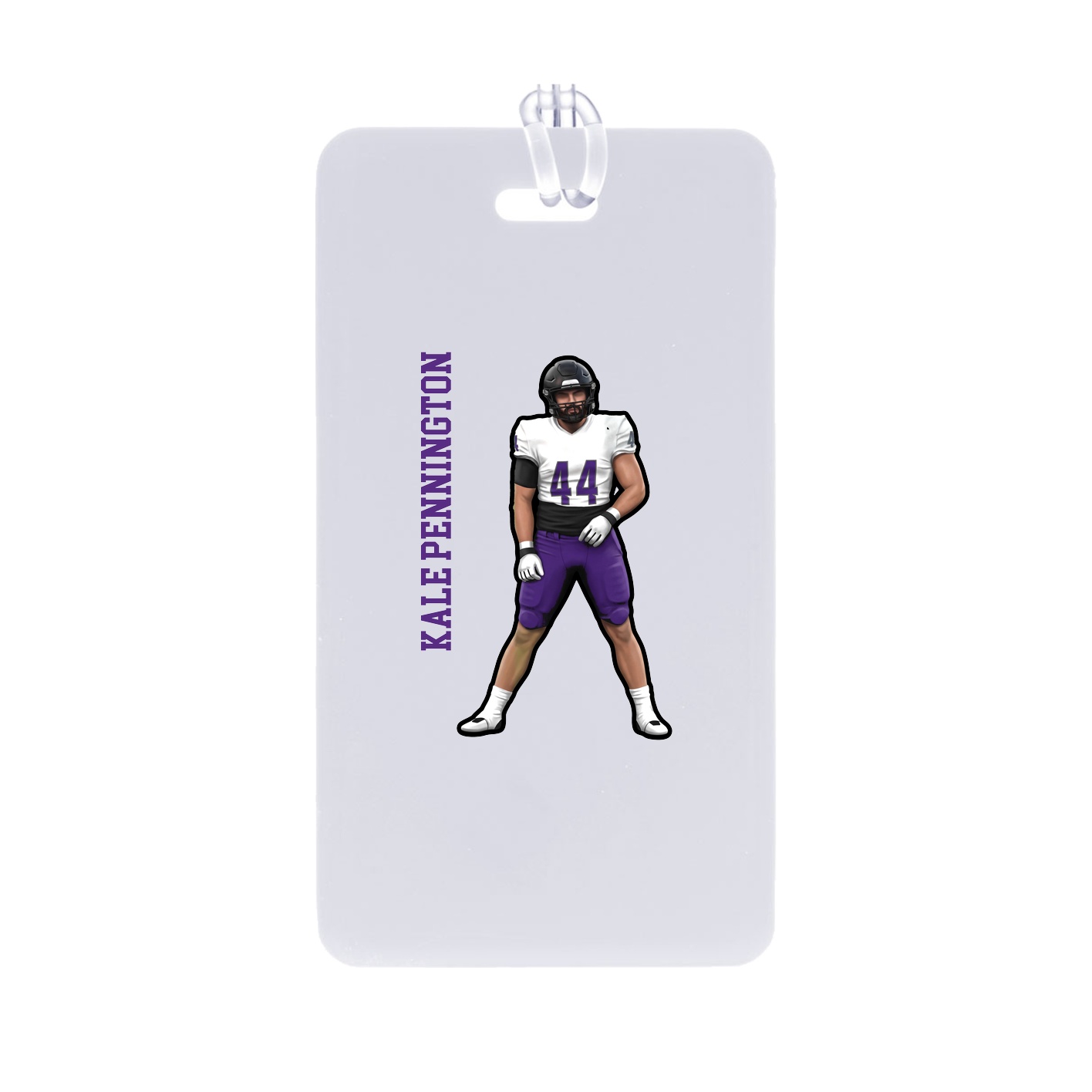 Bag Tag — Name Vertical in Classic
