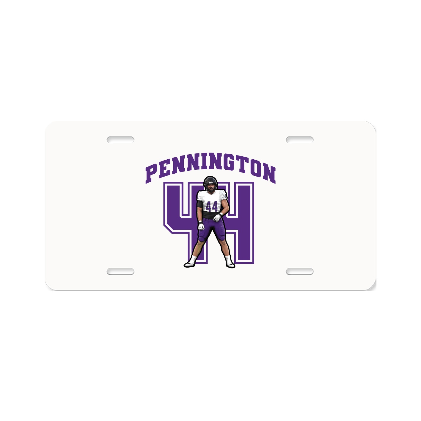 License Plate — Number in Classic