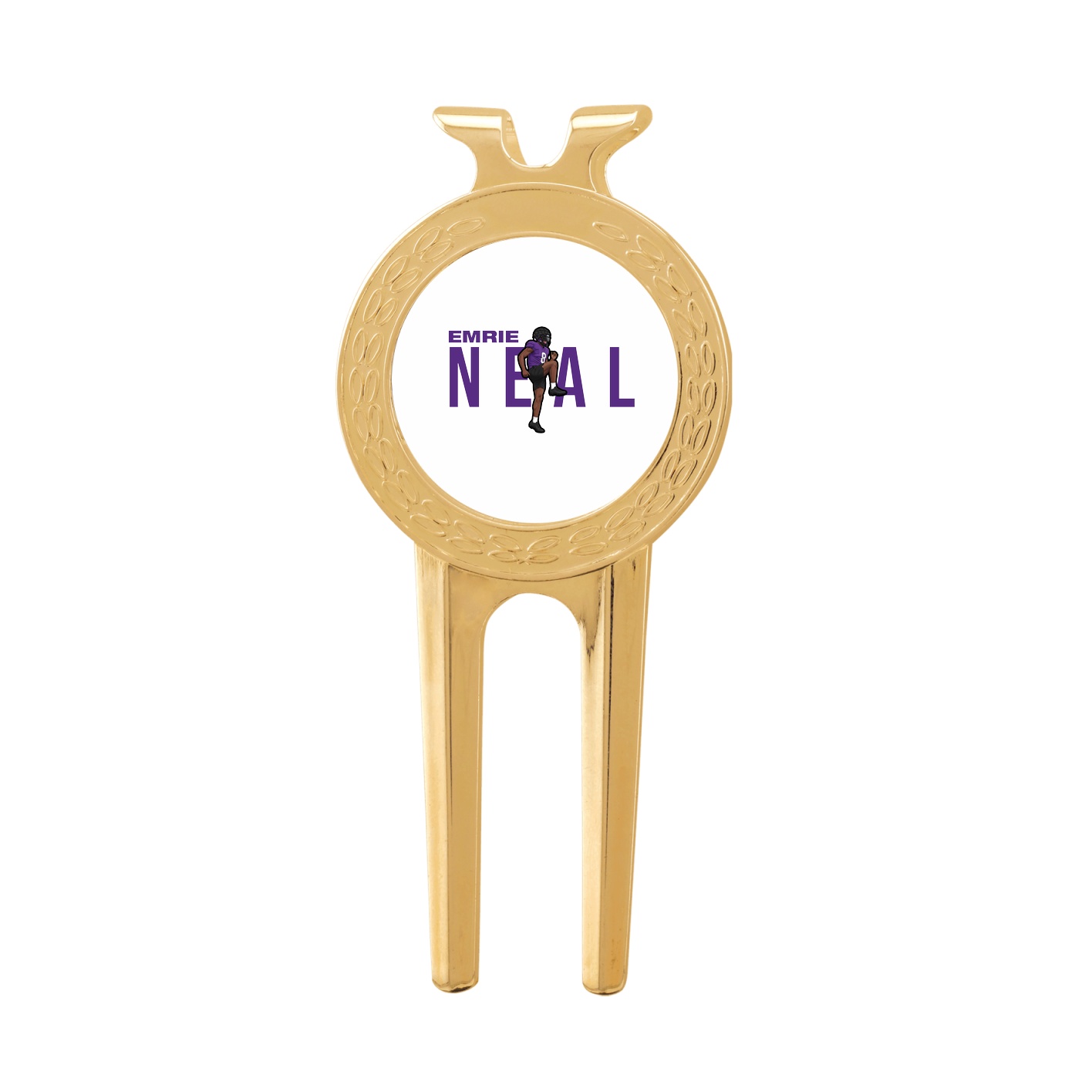 Divot Tool with Ball Marker — Player Name in Classic