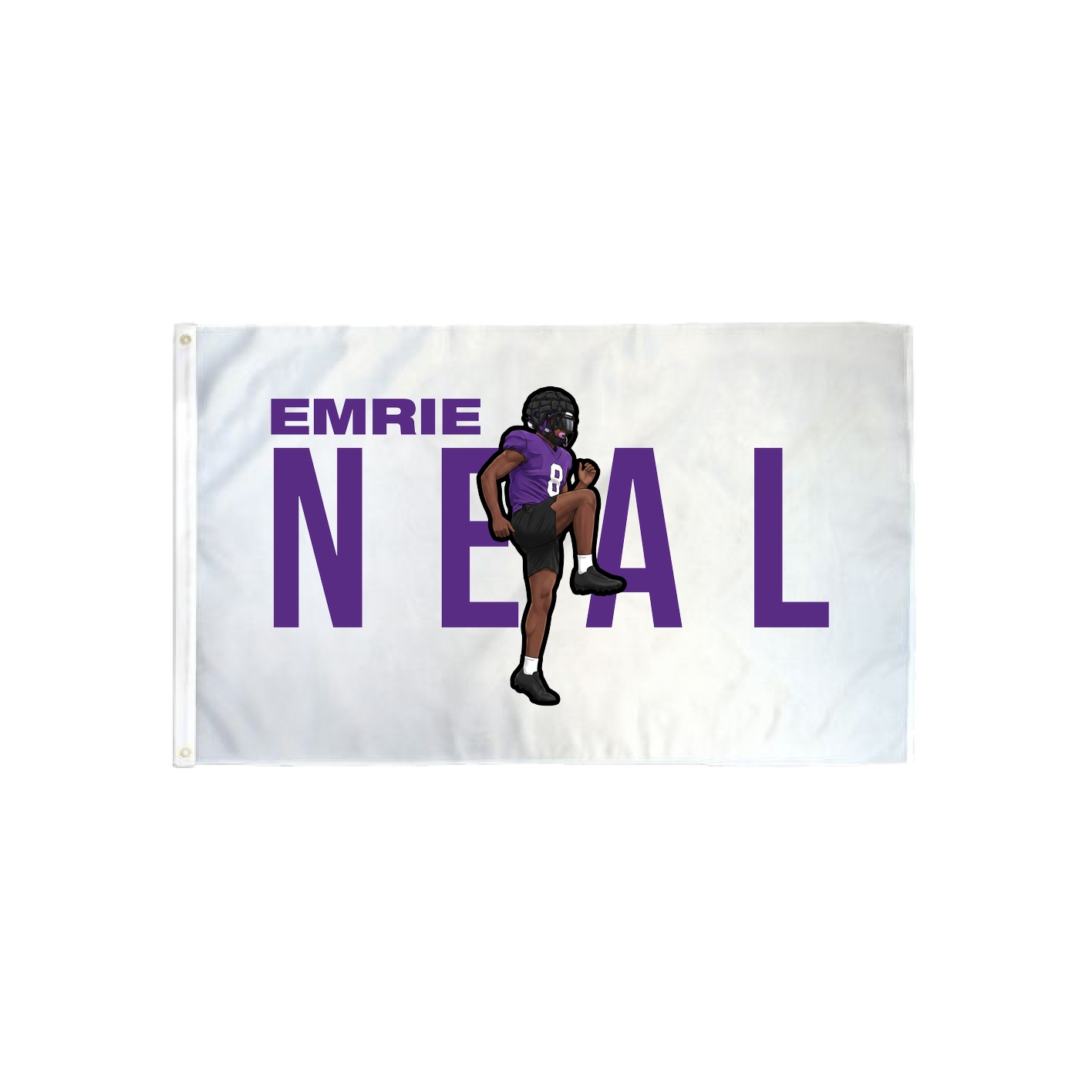 3x5 Flag — Player Name in Classic