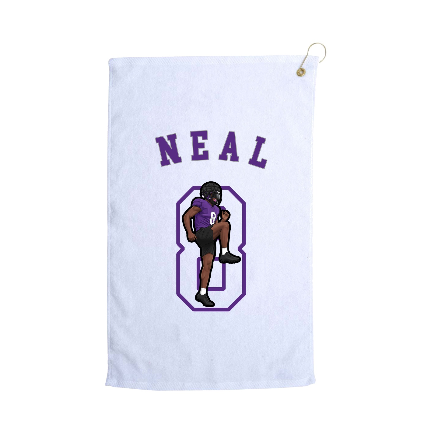 Golf Towel — Shirsey Arch in White