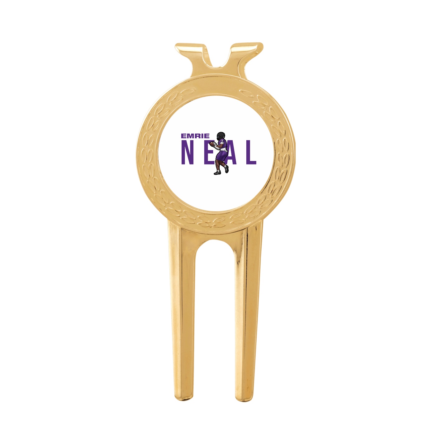 Divot Tool with Ball Marker — Player Name in Classic