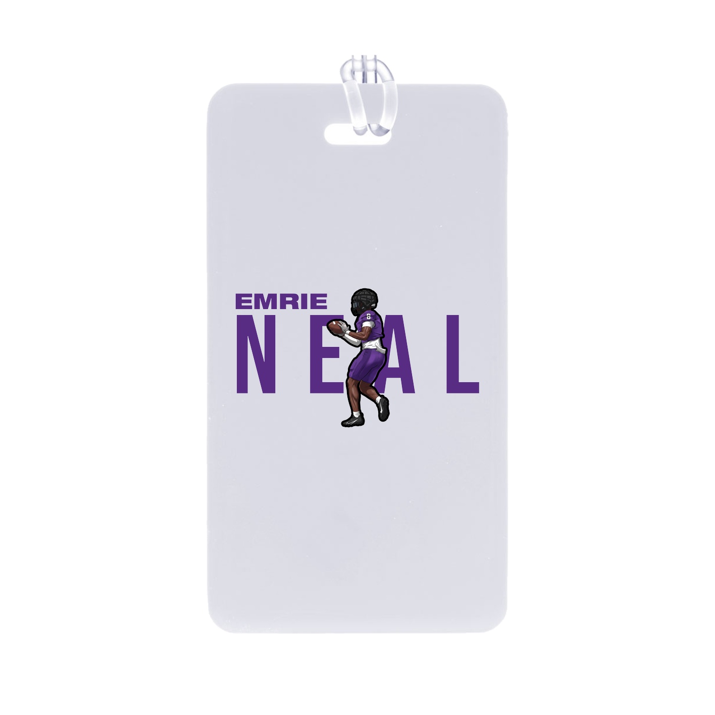 Bag Tag — Player Name in Classic