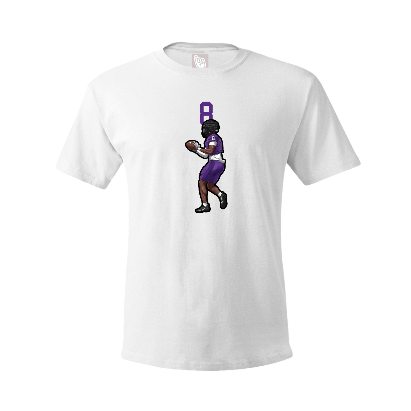 Tee — Number Top in White